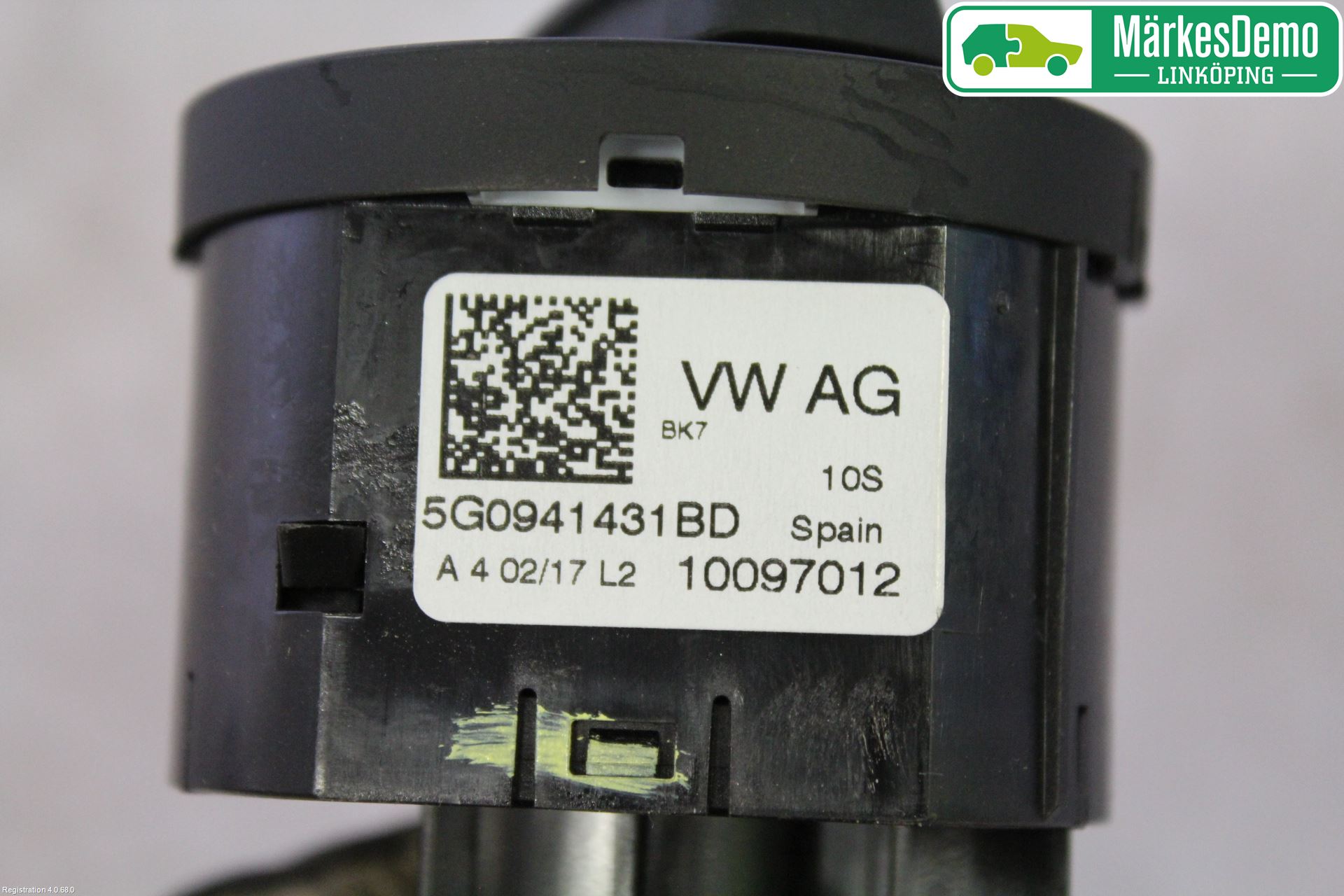 Volkswagen VW GOLF / E-GOLF VII 13-20 Bryter Hovedlys