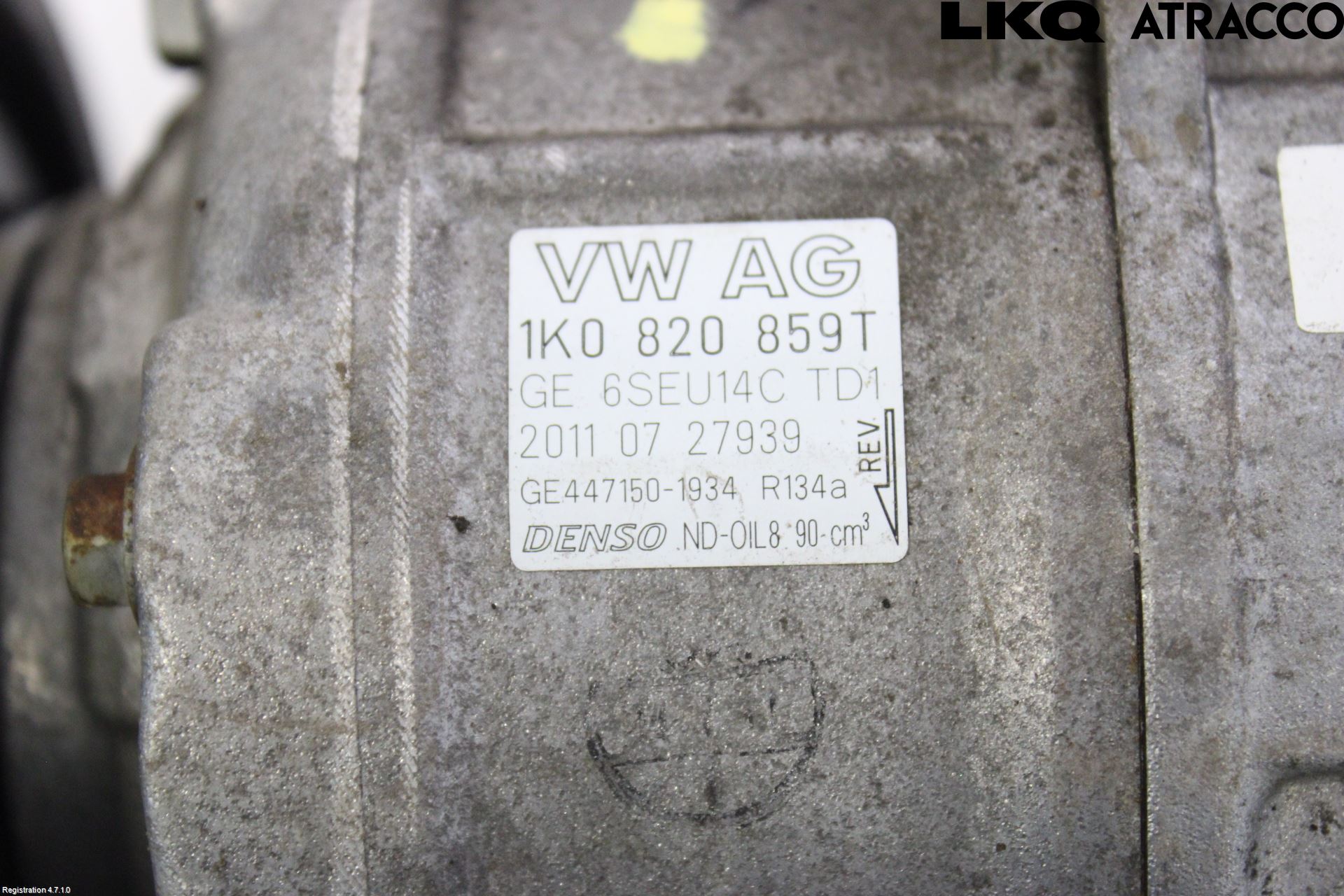 Volkswagen VW JETTA VI 11- Varme Ac Kompressor
