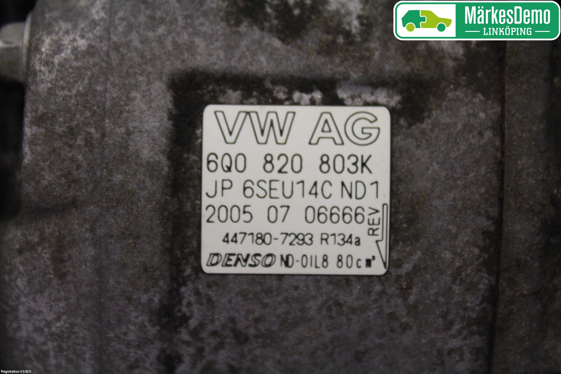 Skoda FABIA 99-07 Varme Ac Kompressor