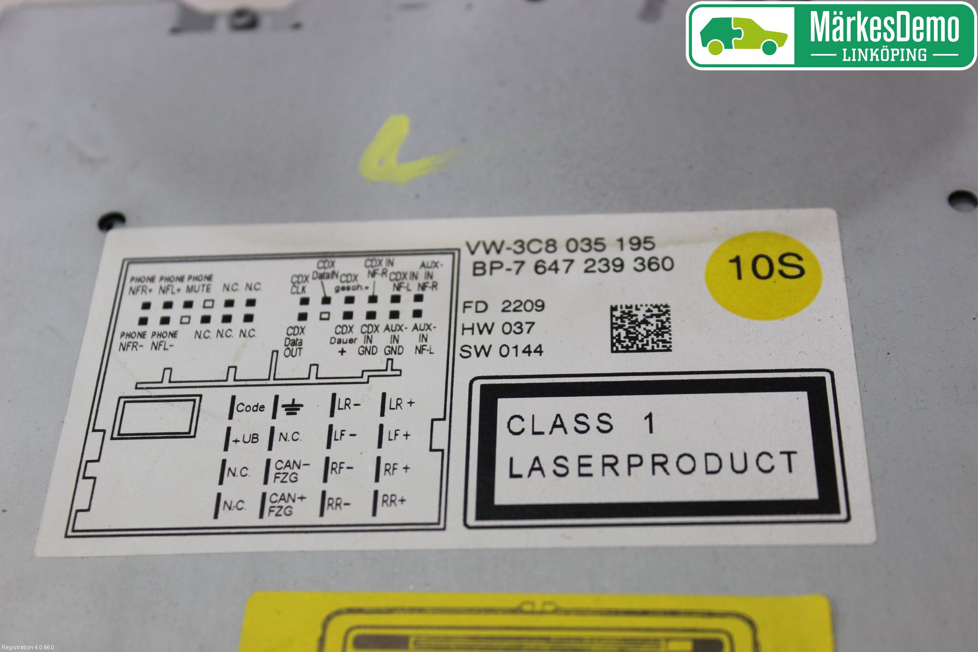 Volkswagen VW PASSAT 05-11 Stereo Radio Med Cd