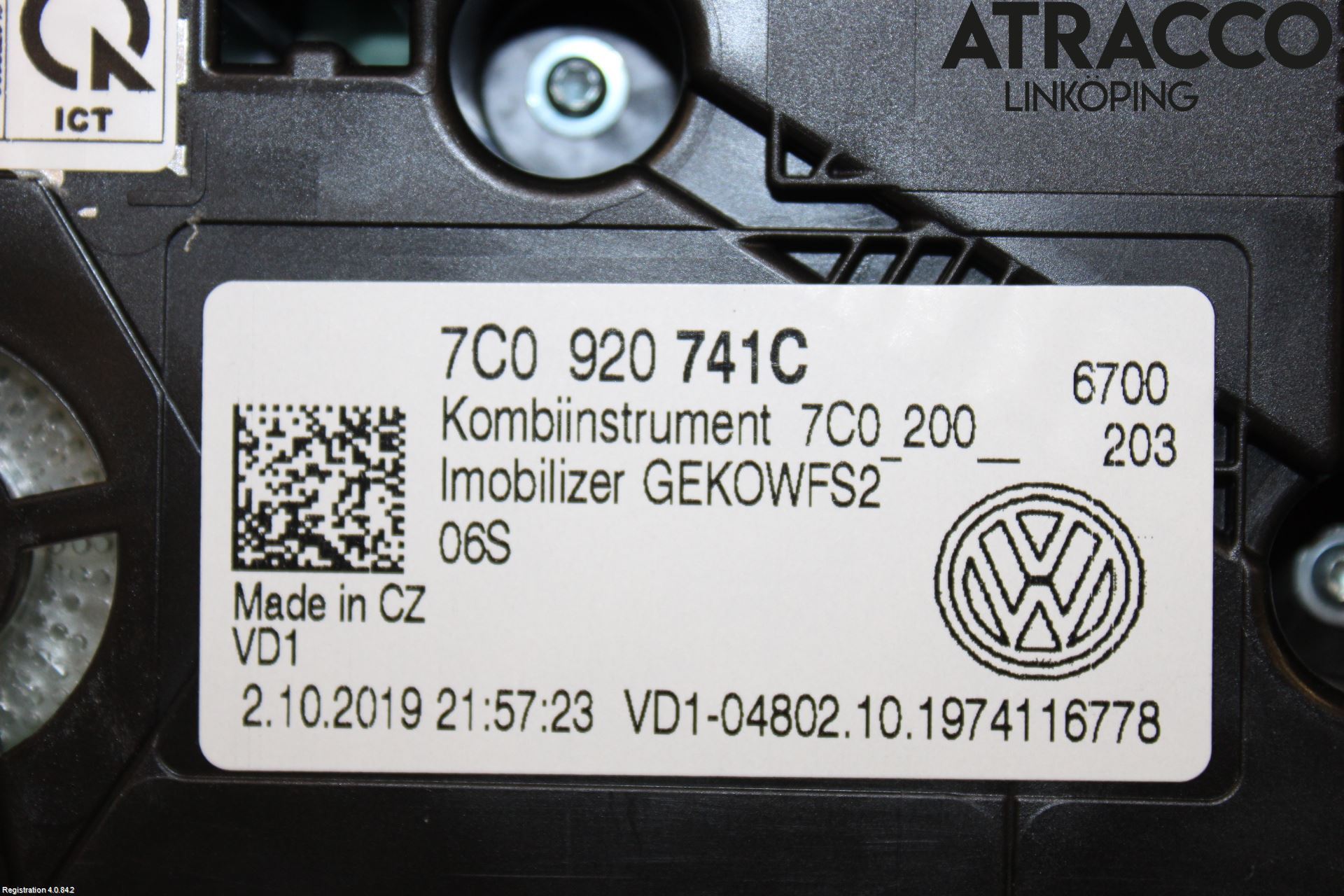 Volkswagen VW CRAFTER II / E-CRAFTER 17- Instr Kombinert
