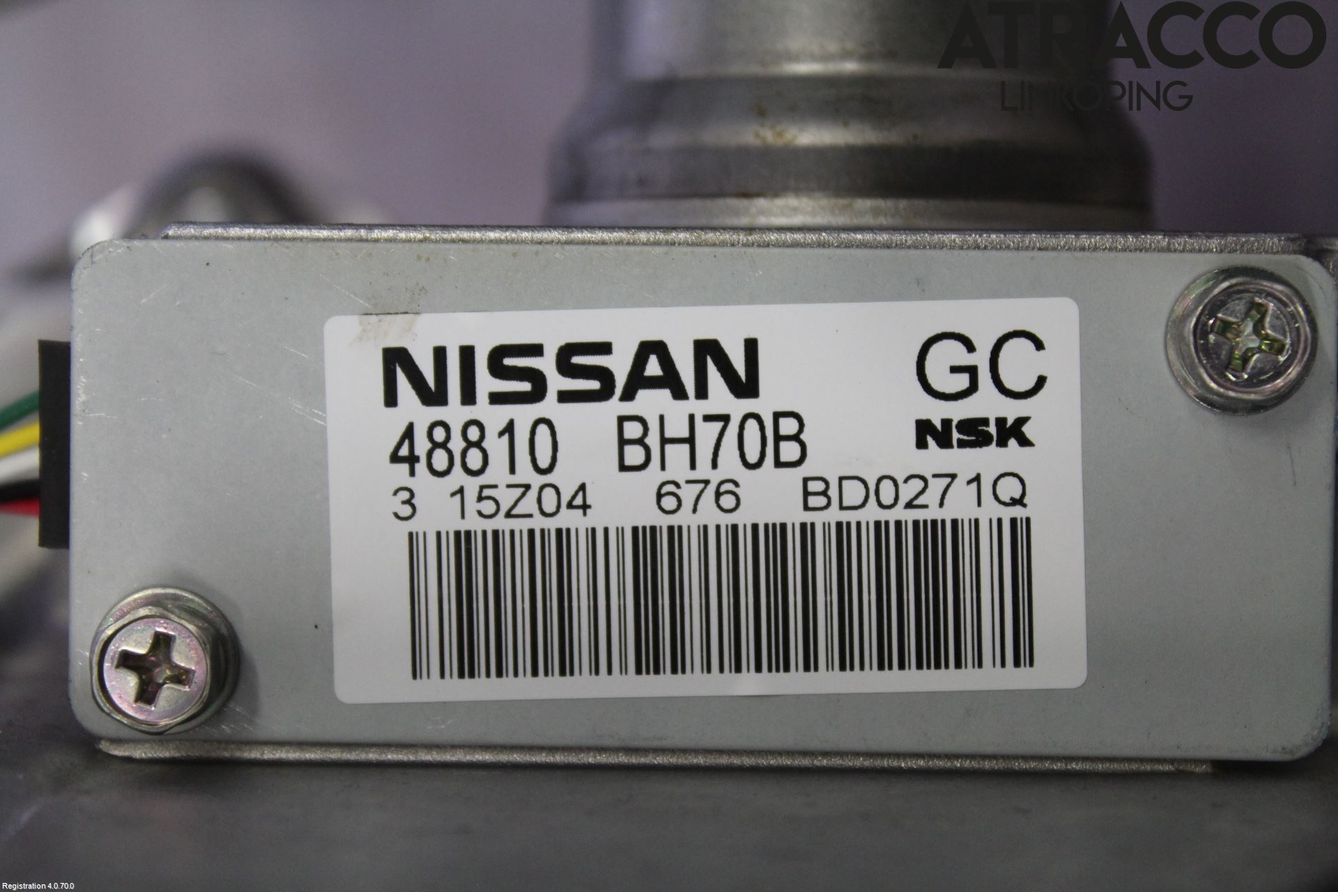 Nissan QASHQAI 14-17 Rattakselaggregat Innebygd Servo