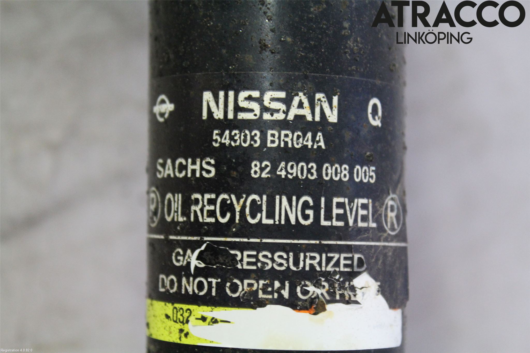 Nissan QASHQAI 10-14 Fjærbein Foran Venstre