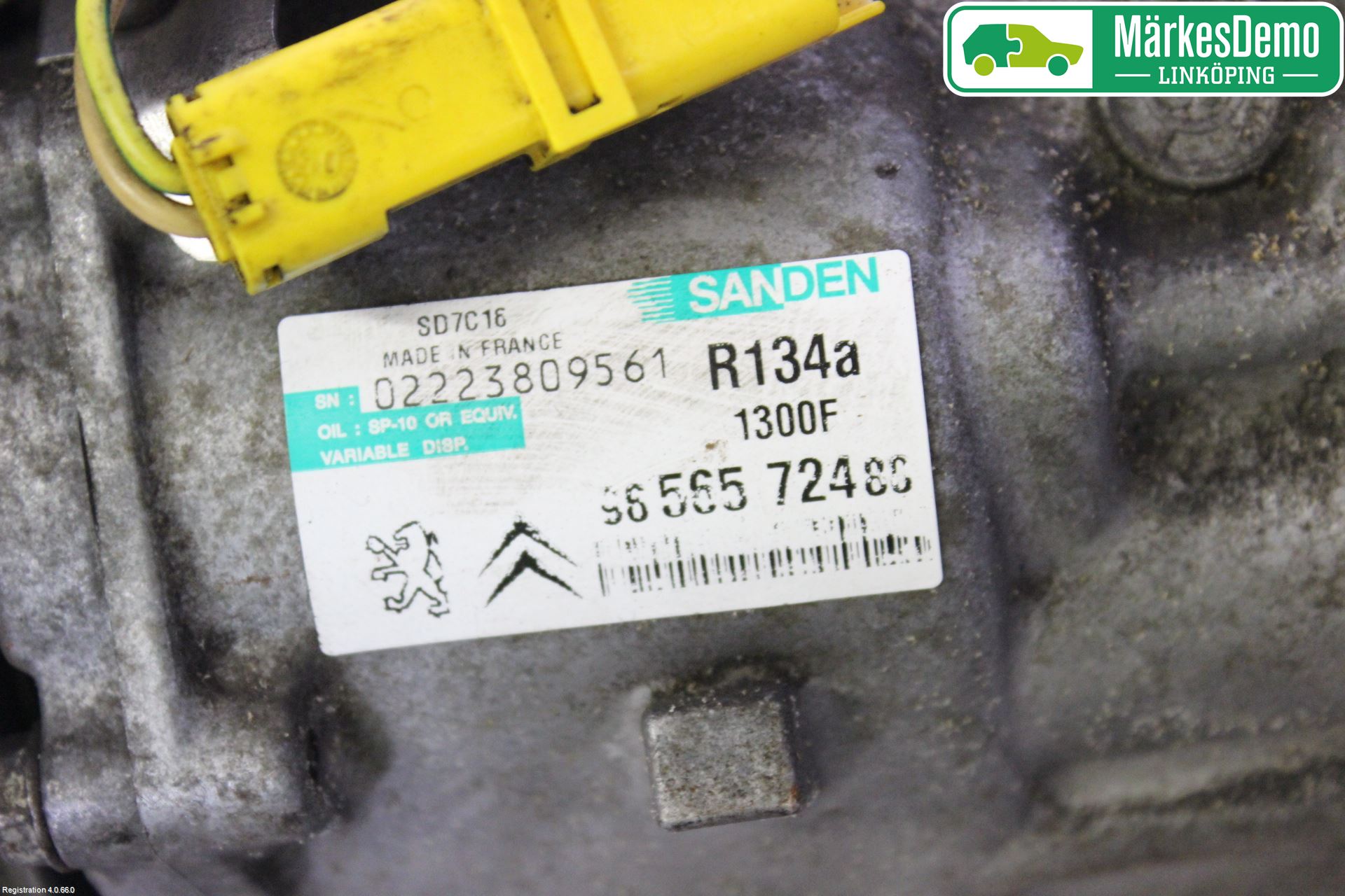 Peugeot 407 Varme Ac Kompressor