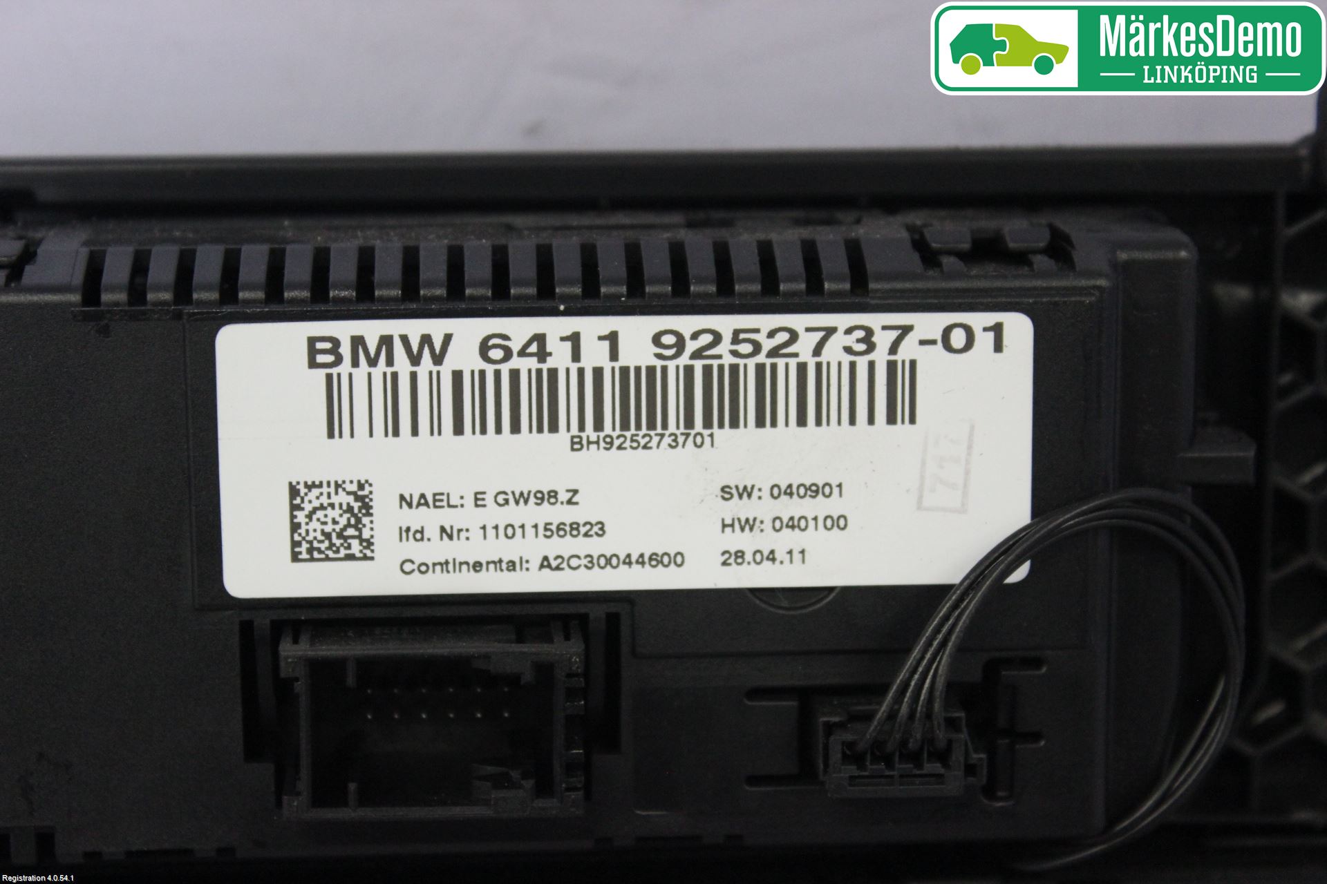 BMW X3 F25 10-17 Varme Ac Betjening-Display