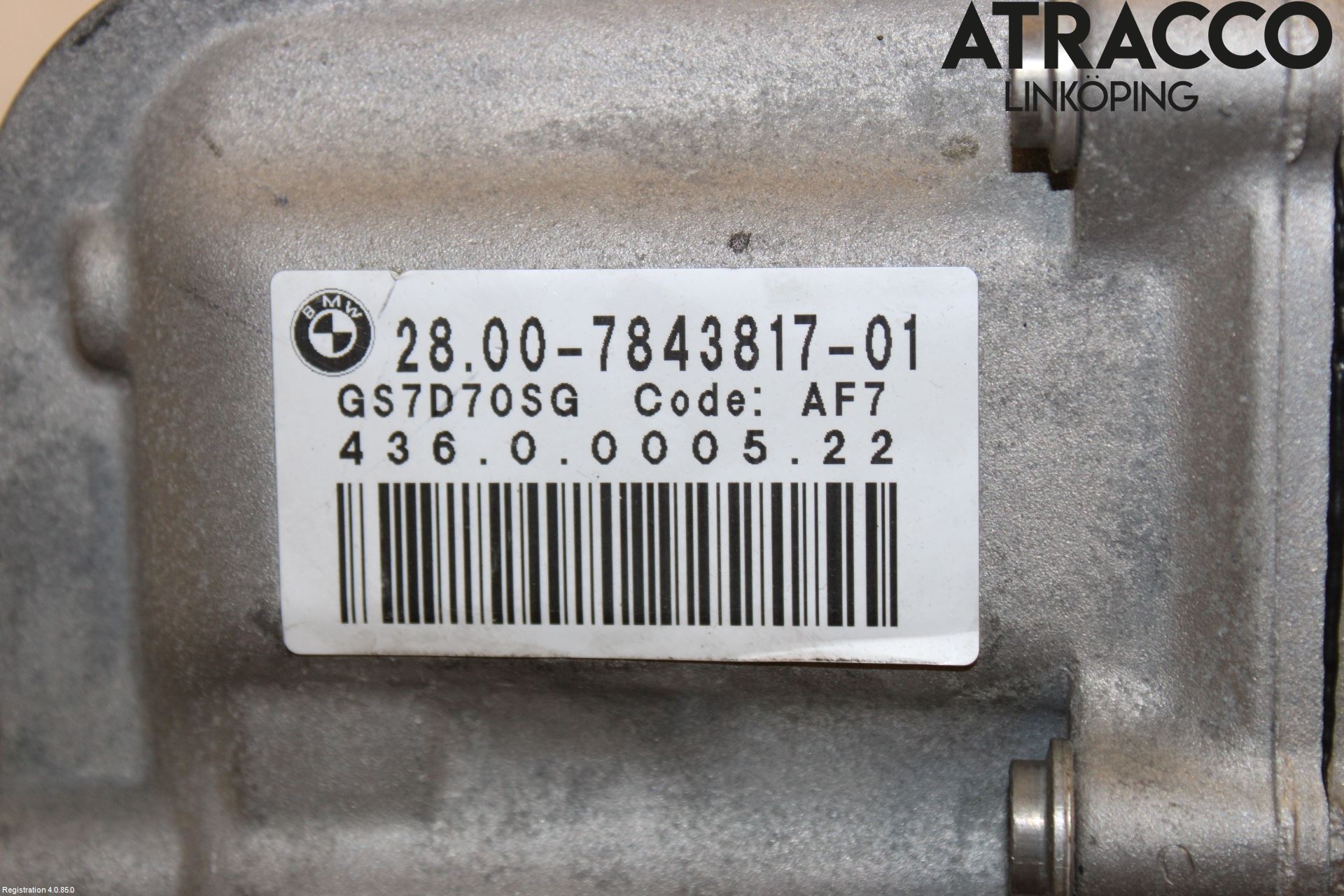 BMW 5 F10/F11/F18 09-17 Gearkasse Automat