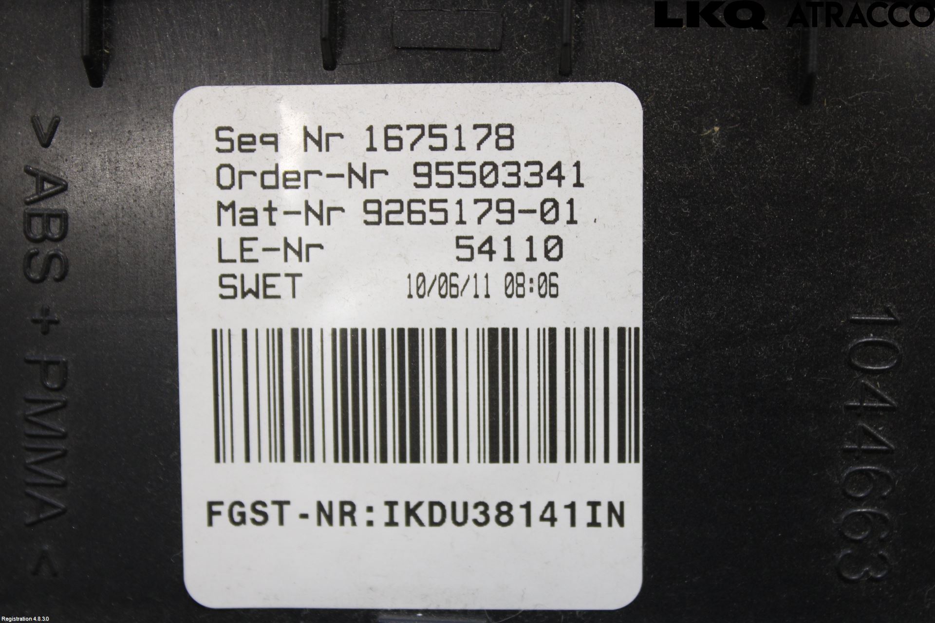 BMW 5 F10/F11/F18 09-17 Instr Kombinert