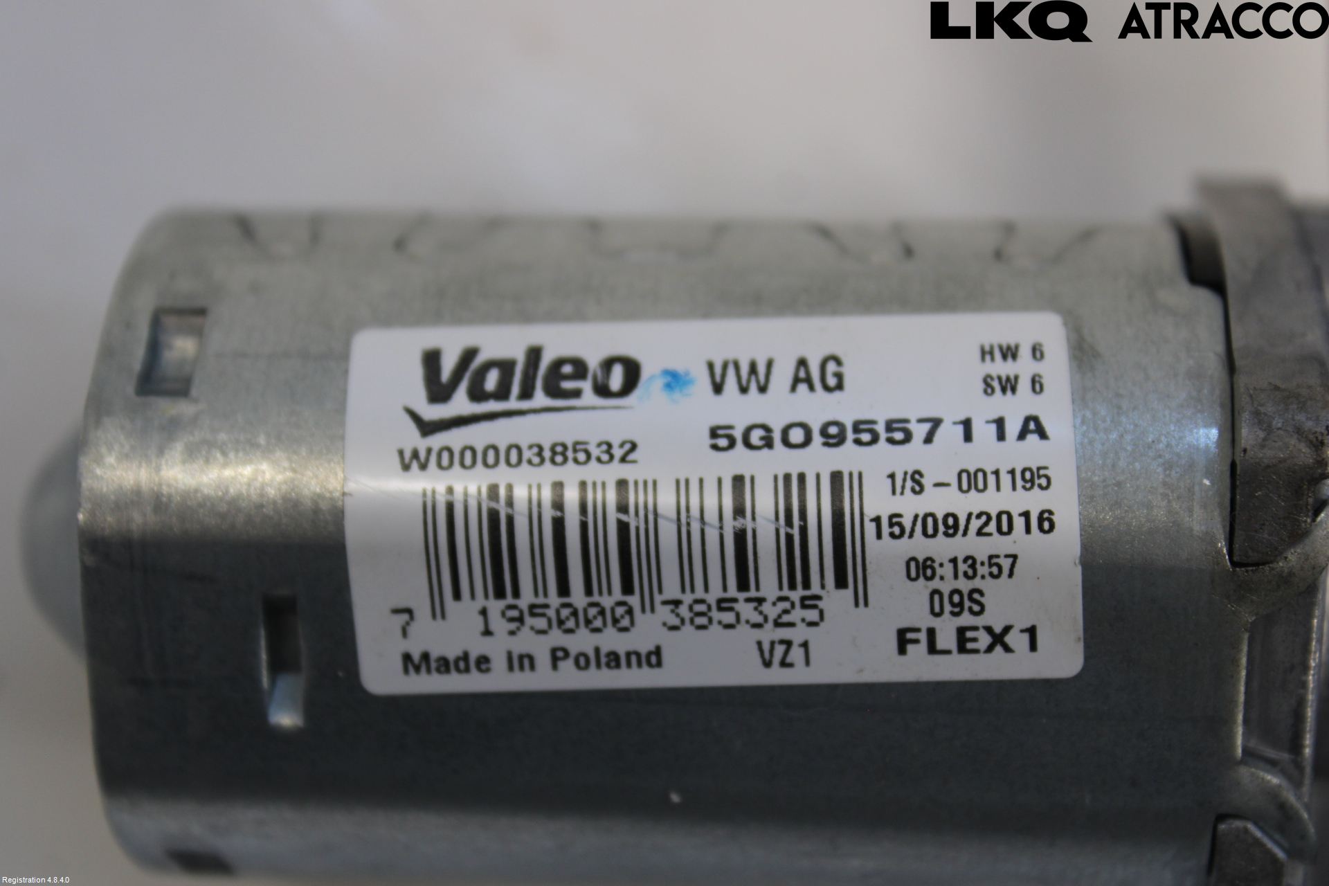 Volkswagen VW PASSAT 15-19 Viskermotor Bakluke