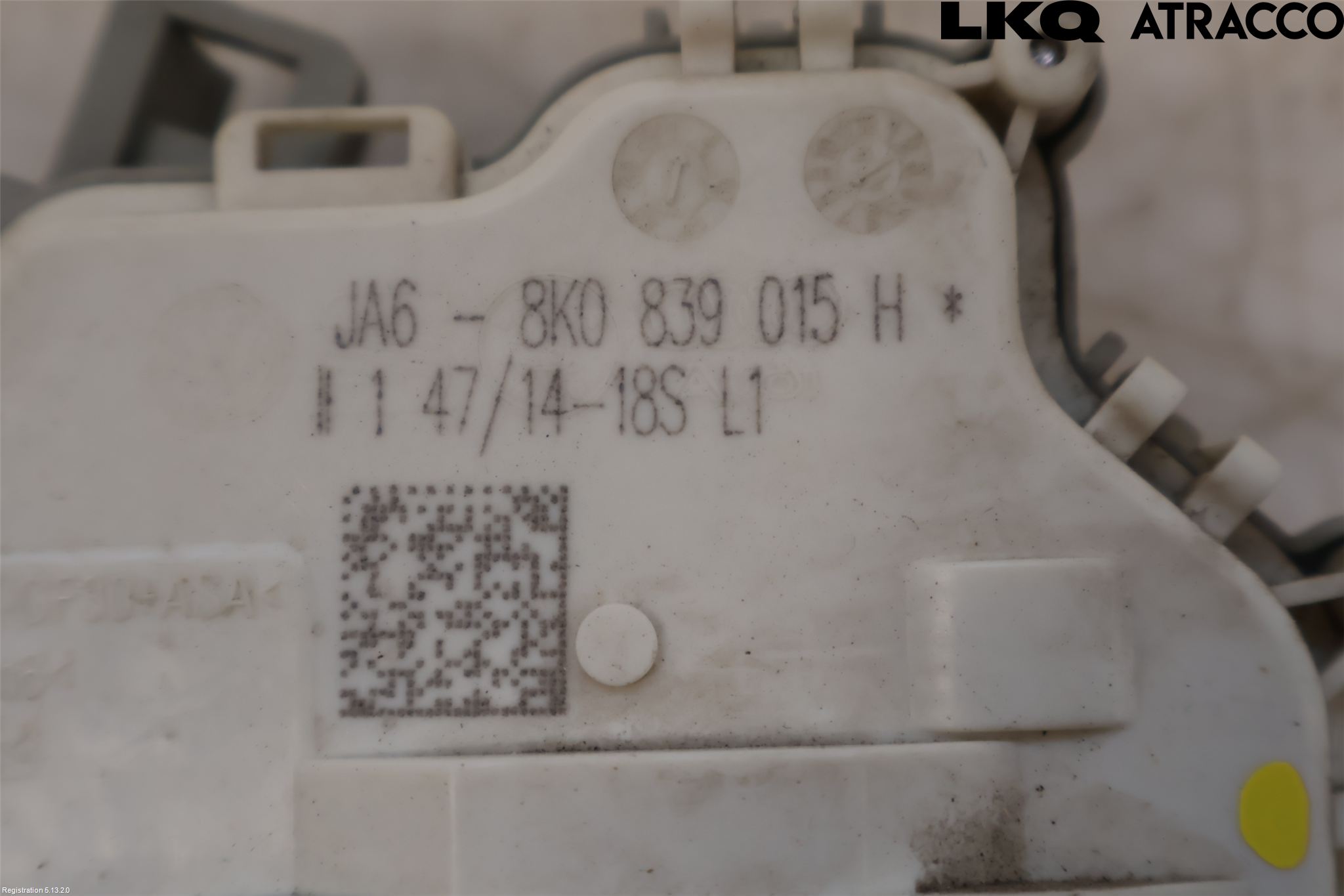 Audi A4 12-15 Dørlås - Låsekasse