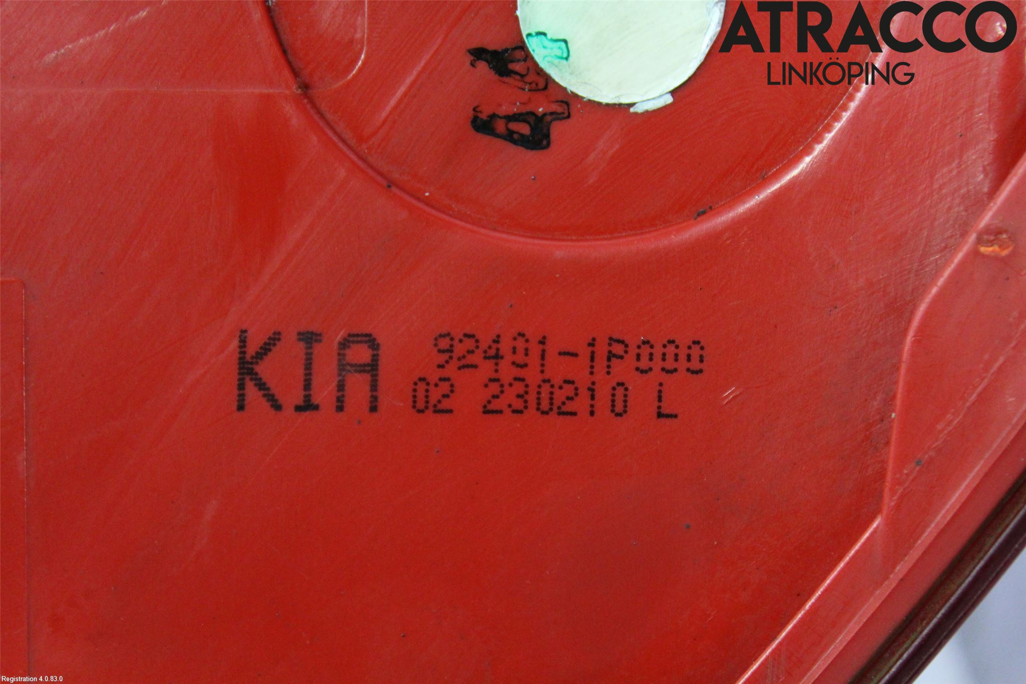 Kia VENGA 10-19 Baklykt Venstre