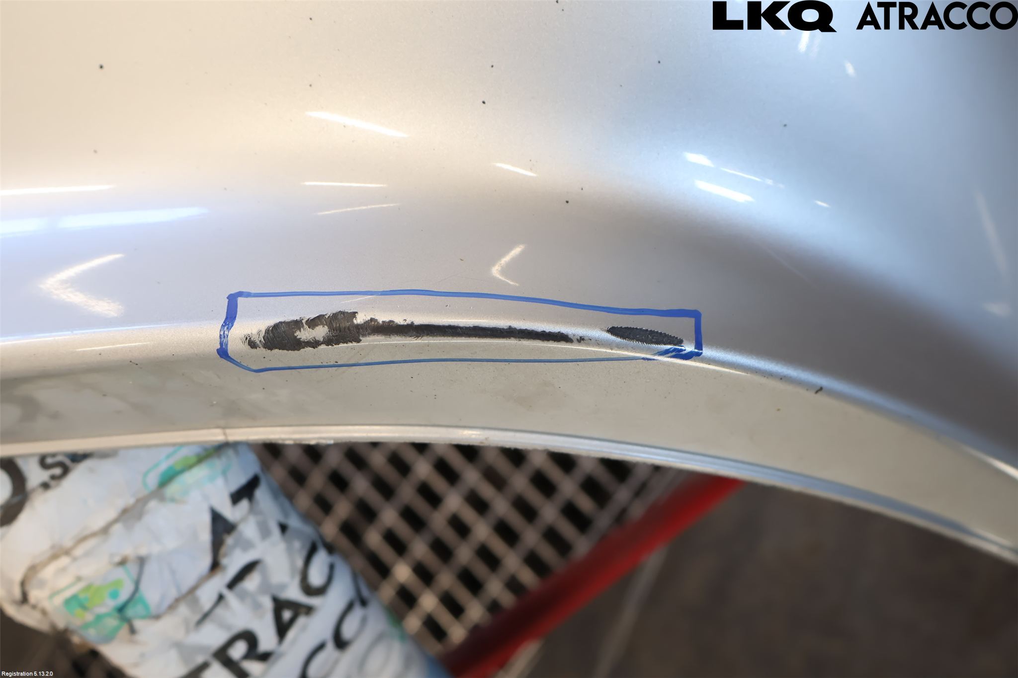 BMW 5 E60/61 Sed/Tou 02-10 Støtfanger Bak Overtrekk