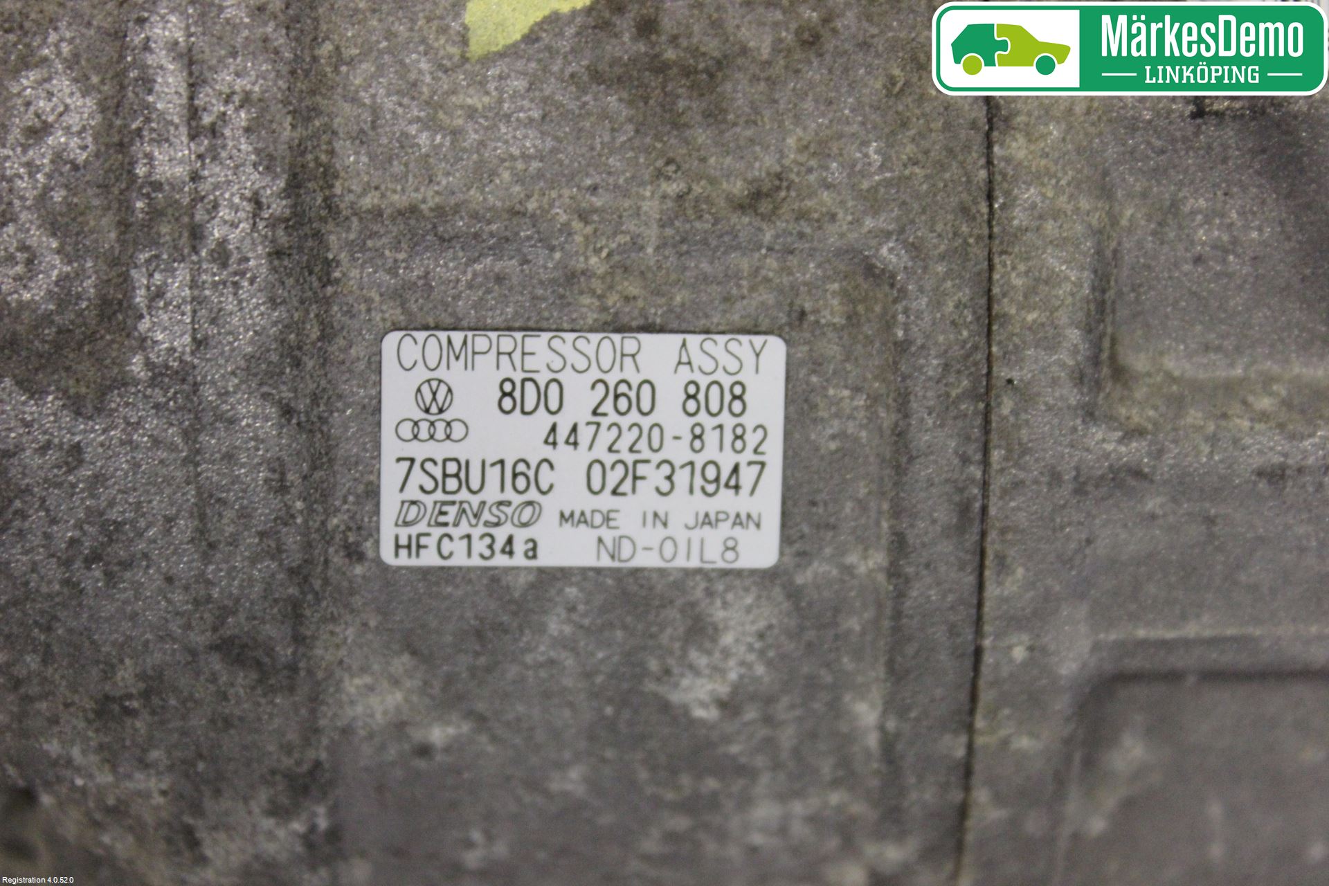Volkswagen VW PASSAT 01-05 Varme Ac Kompressor