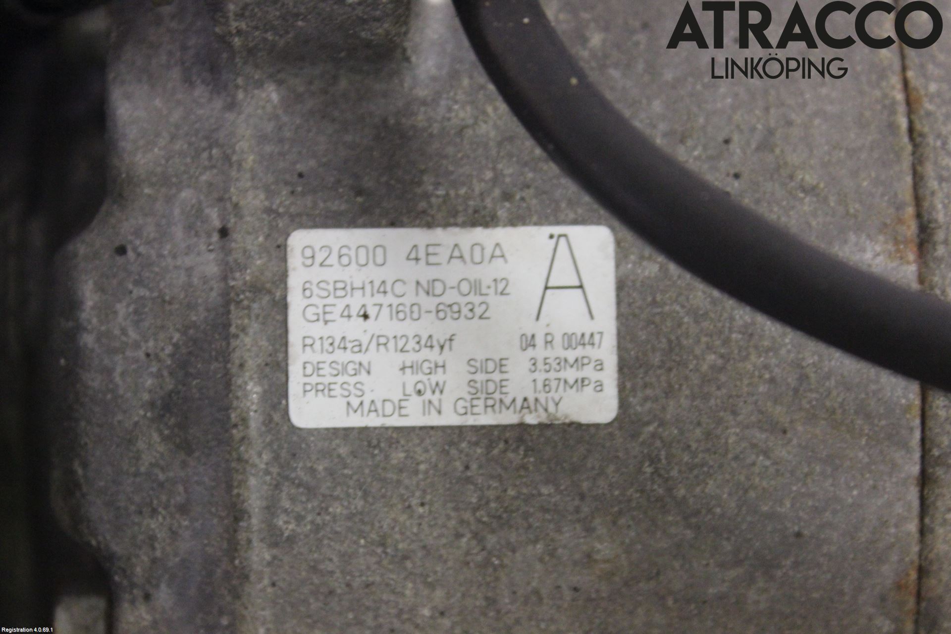 Nissan QASHQAI 14-17 Varme Ac Kompressor