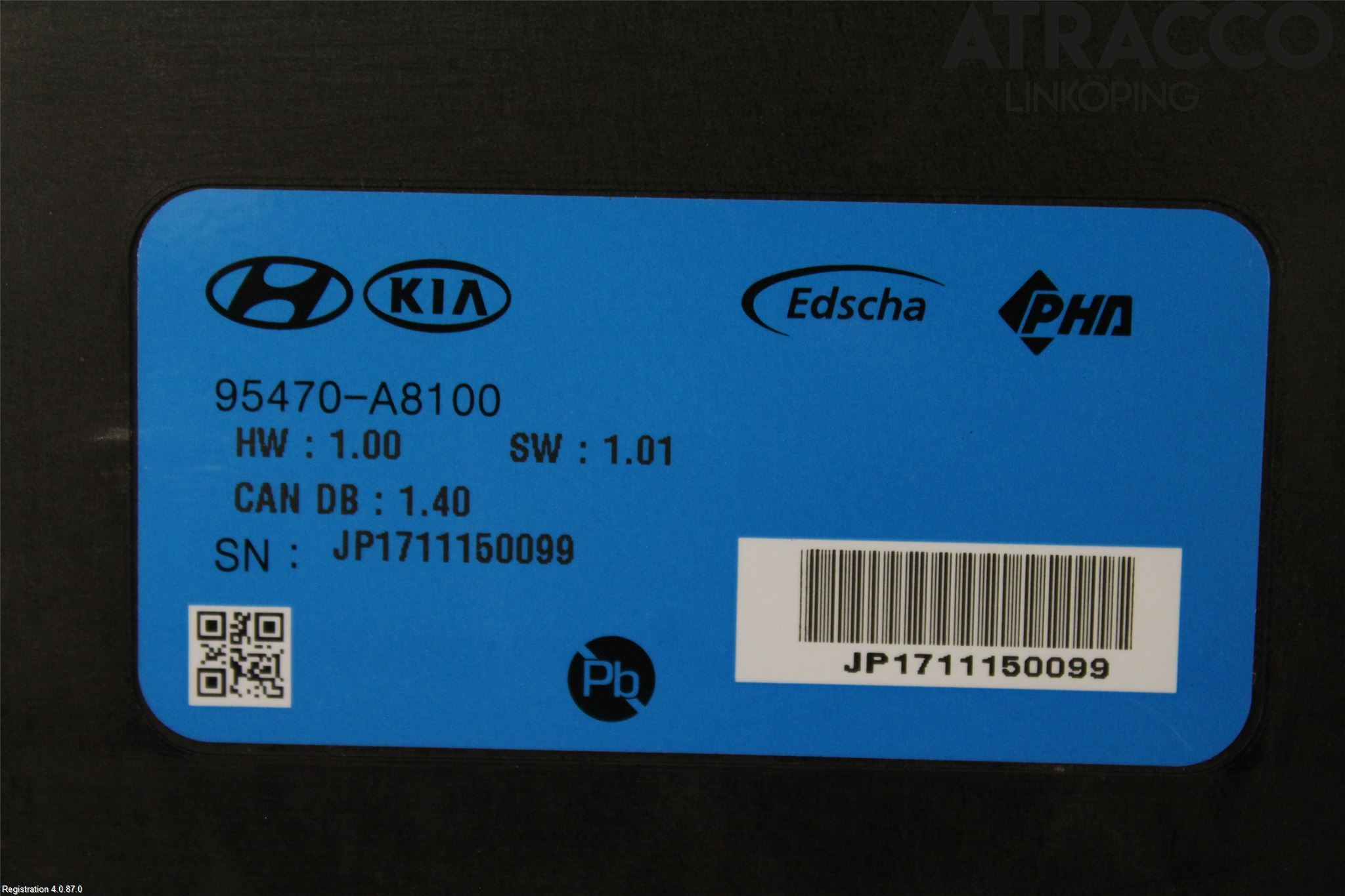 Kia OPTIMA 16-20 Styreenhet Bakluke