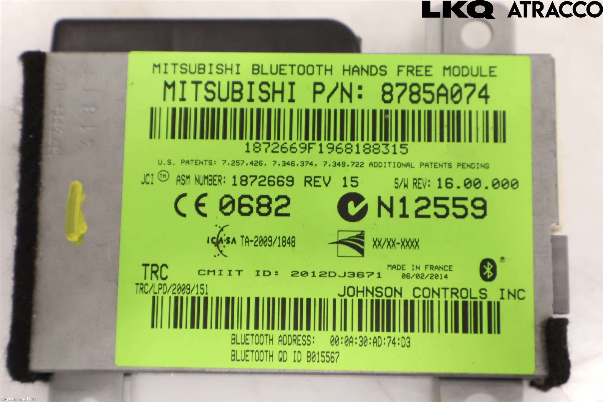 Mitsubishi OUTLANDER 13-21 Styreenhet Øvrig
