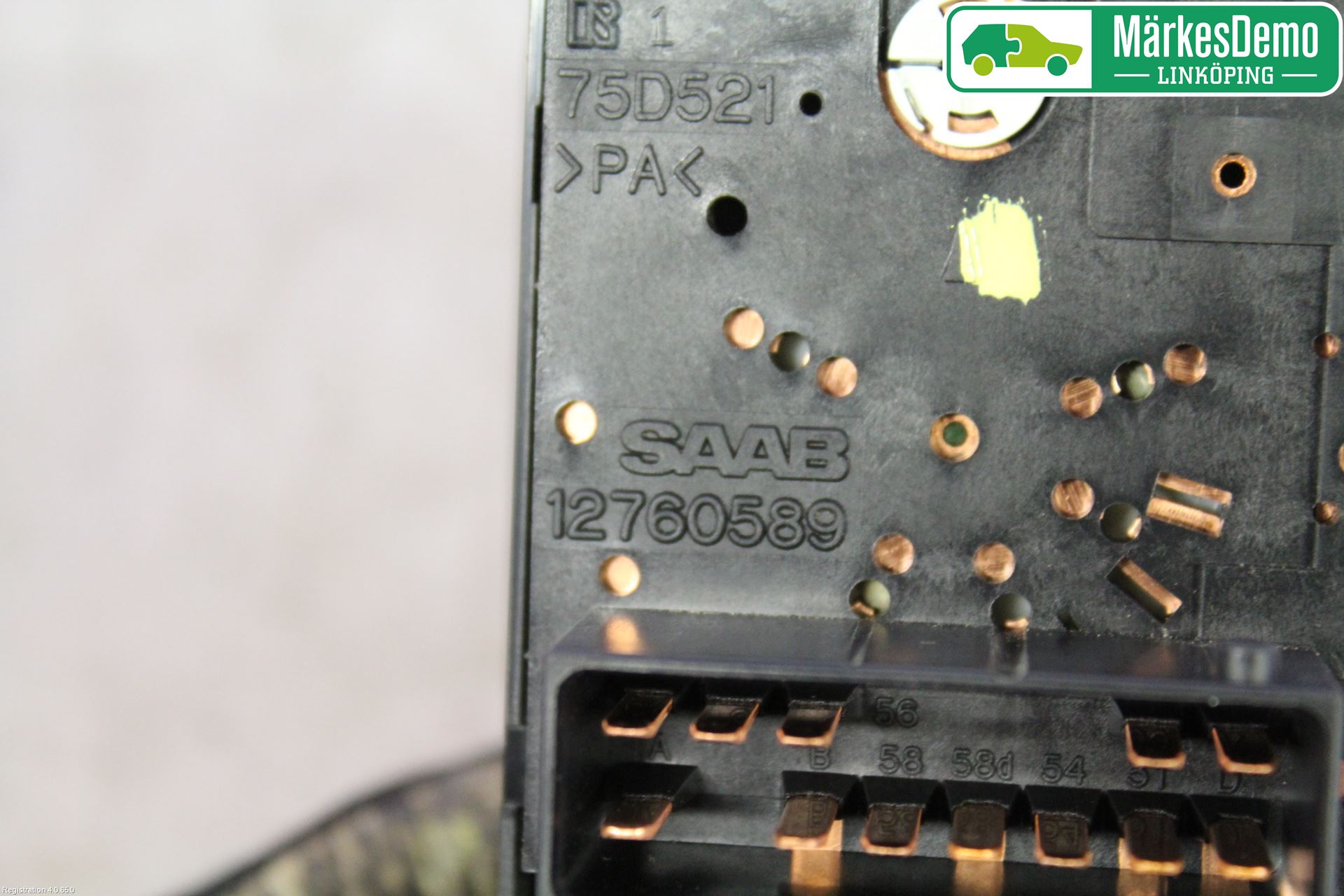 Saab 9-5     06-10 Bryter Hovedlys