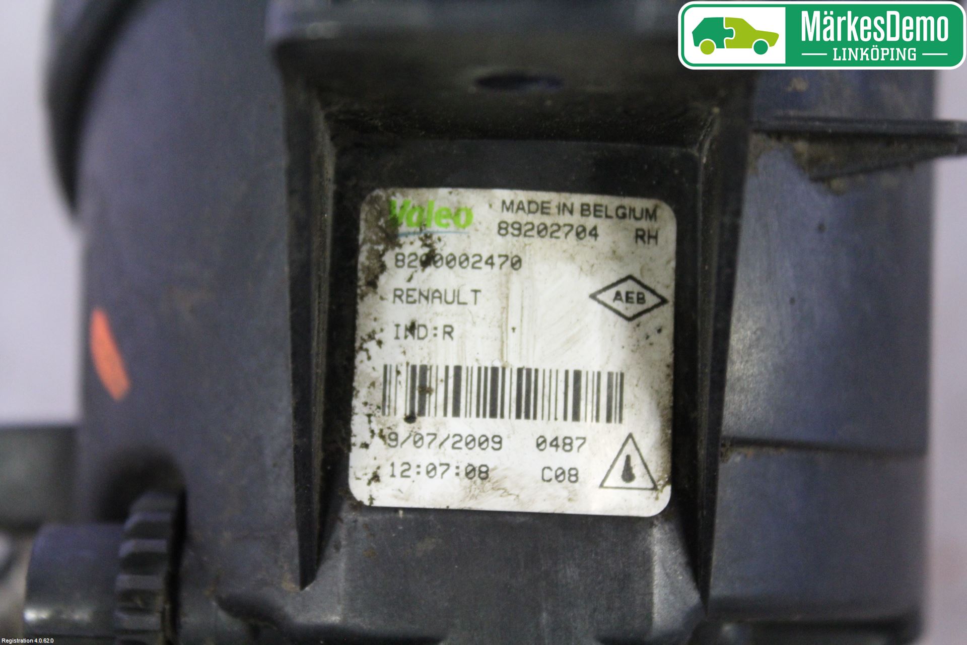 Renault CLIO III  09-12 Frontlykt-Kurve-Tåkelys