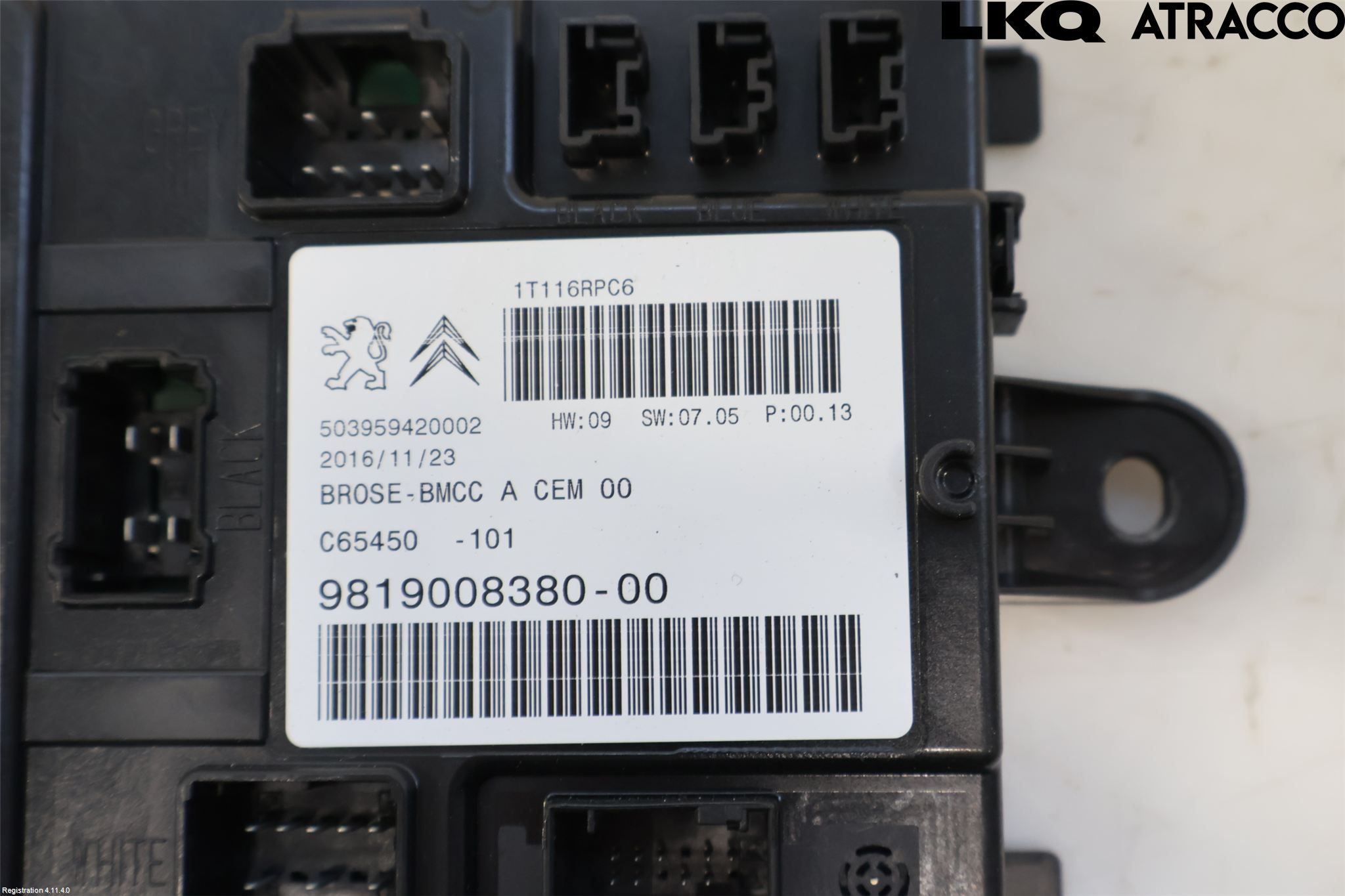 Peugeot 3008 17-24 Styreenhet Bakluke