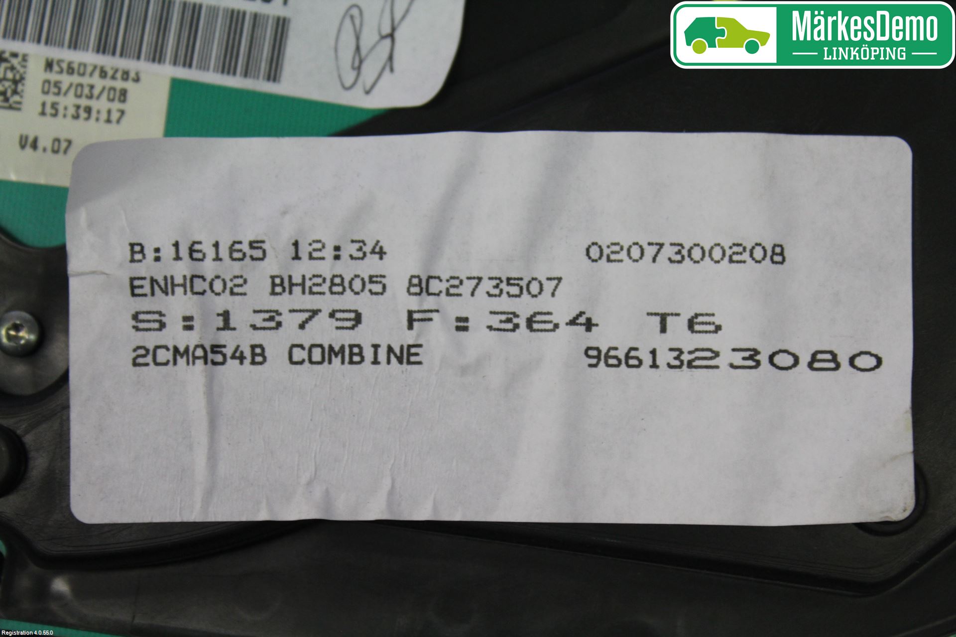 Peugeot 307     05-08 Instr Kombinert