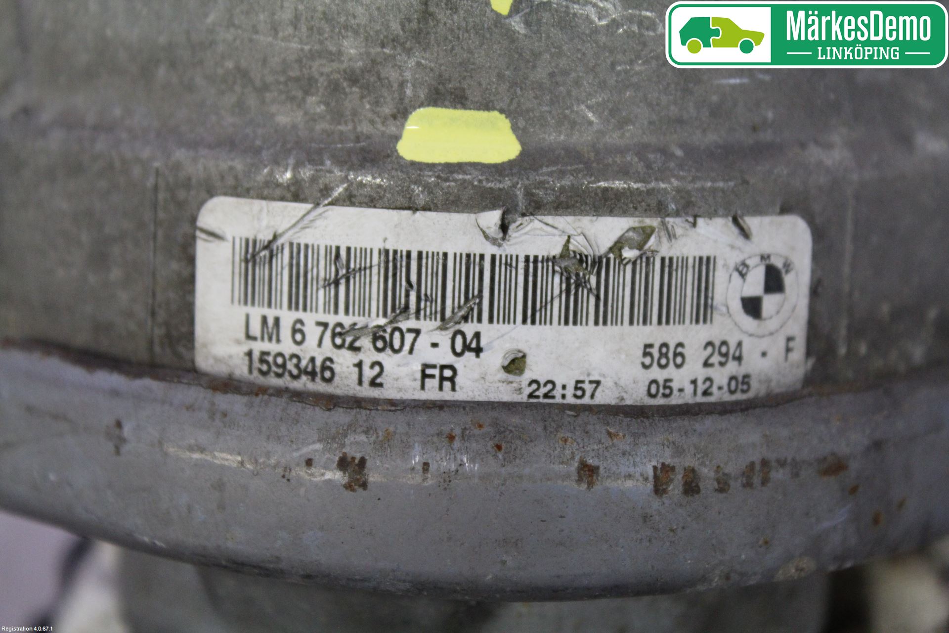 BMW 6 E63/64    02-10 Motor Feste Stål-Alu