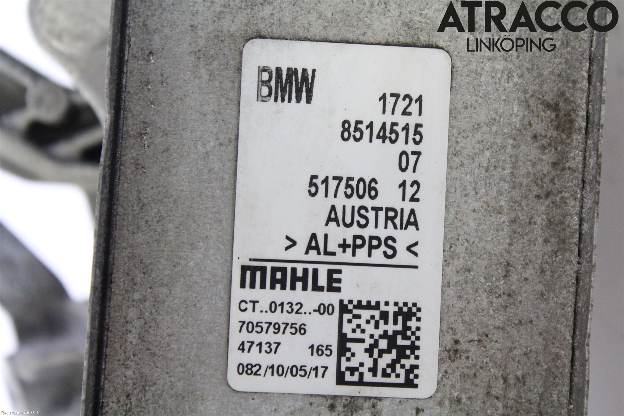 BMW 5 G30/G31/F90 17-23 Radiator Oljekjøler Automatgea