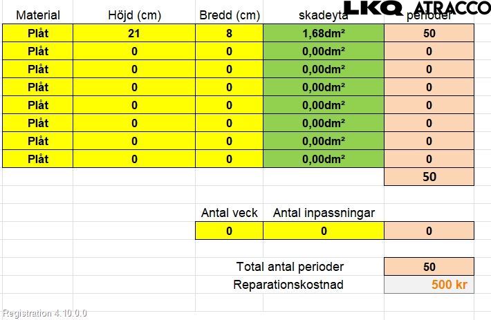 Volvo S60 14-18 Bakluke Koffertlokk