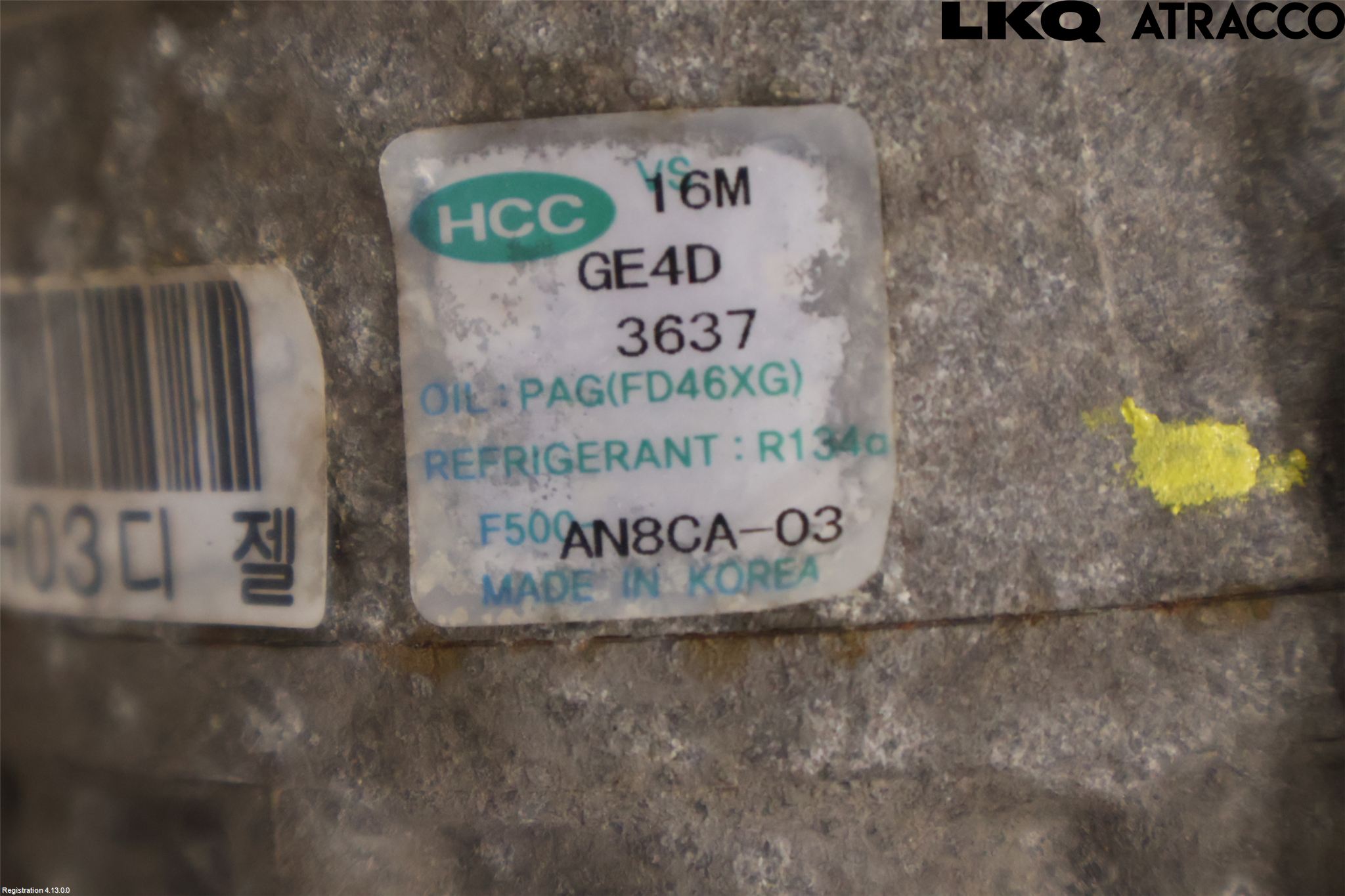 Kia CEED 06-12 Varme Ac Kompressor