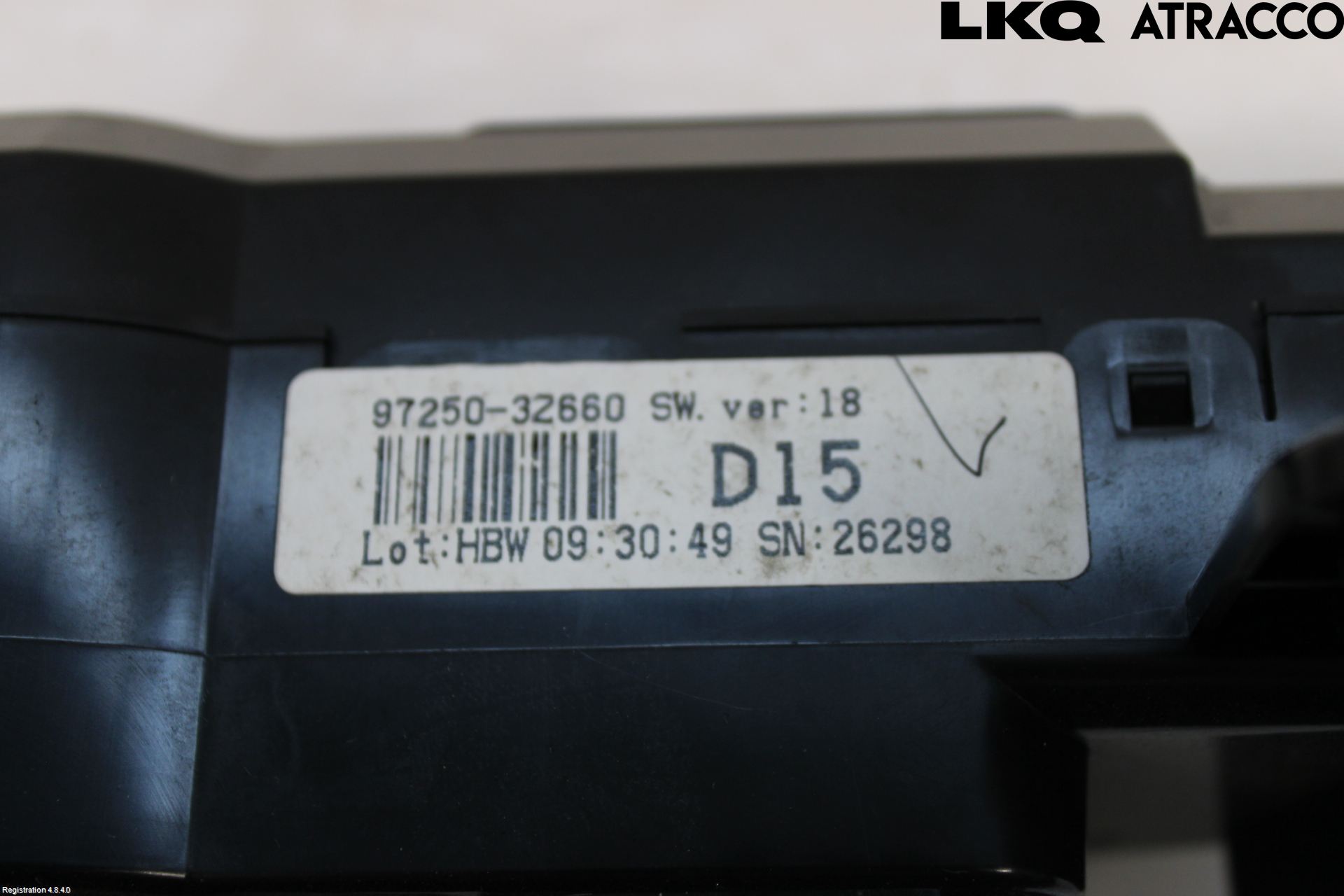 Hyundai i40 08-15 Varme Ac Betjening-Display