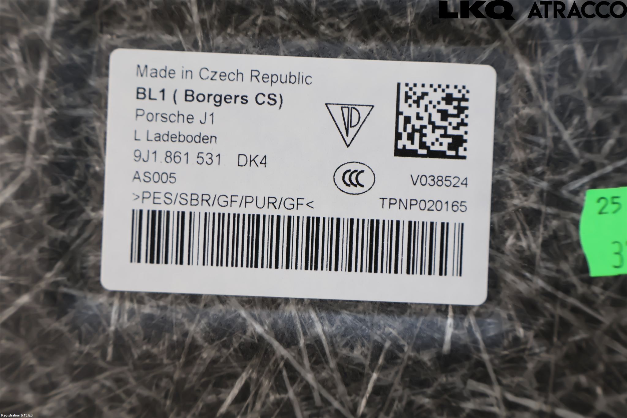 Porsche TAYCAN 20- Bakluke Bun (Utgår 5023)
