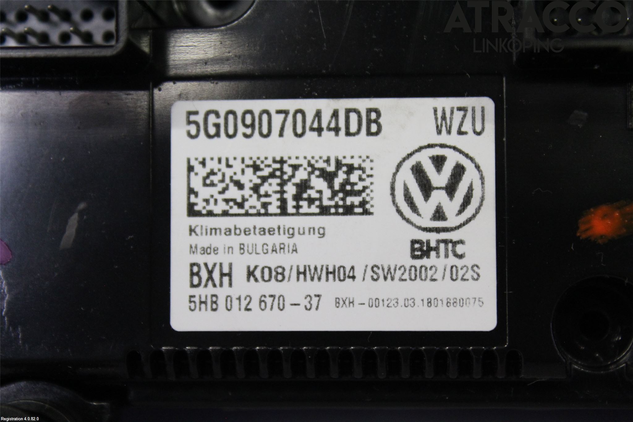 Volkswagen VW T-ROC 18- Varme Ac Betjening-Display