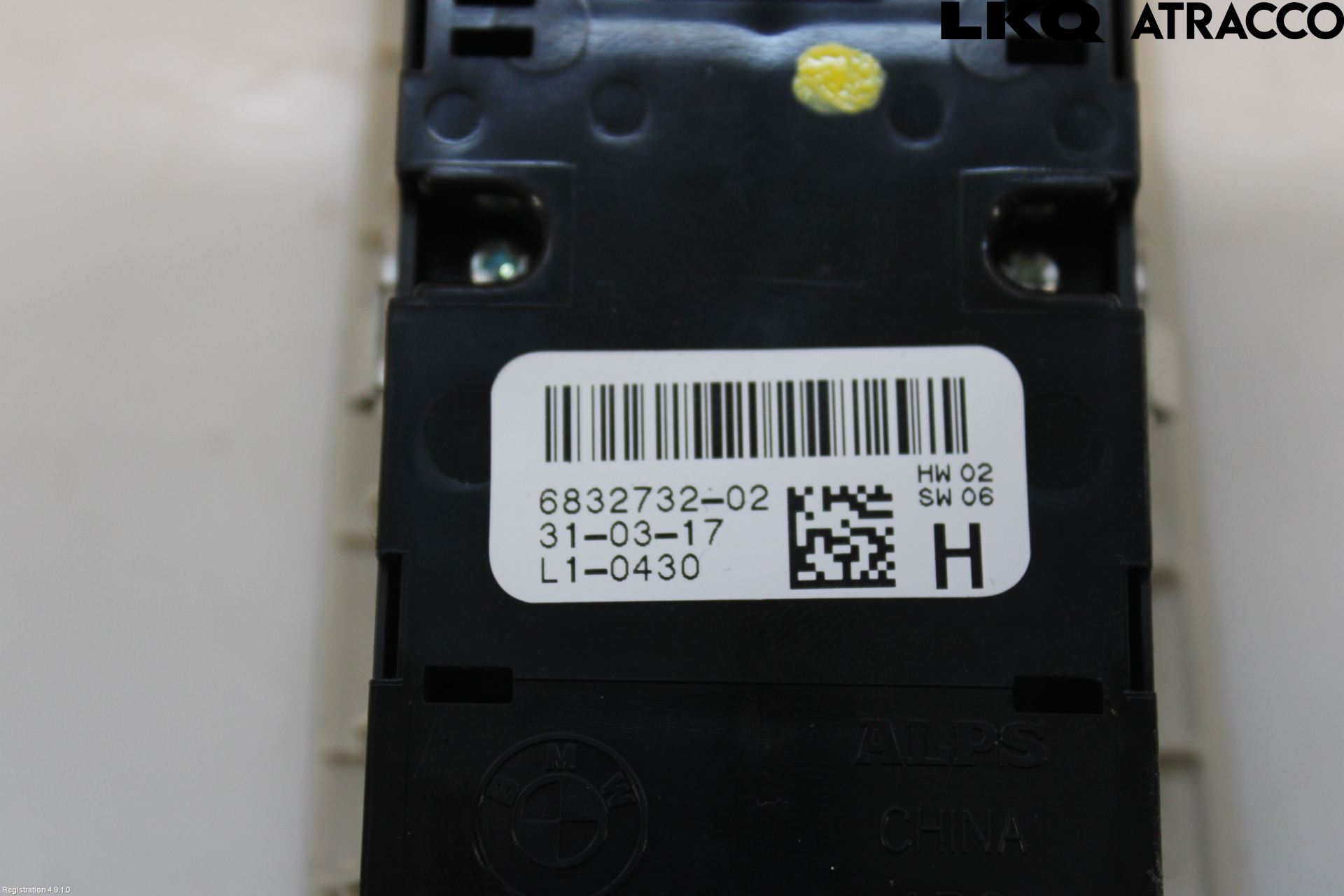 BMW 5 G30/G31/F90 17-23 Bryter Vindusheis