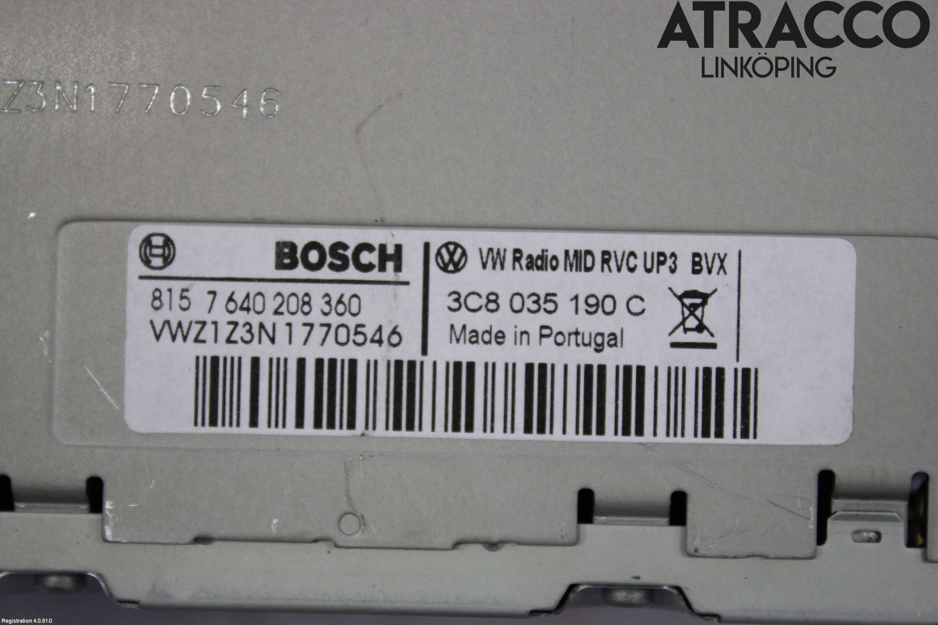 Volkswagen VW PASSAT 11-14 Stereo Radio Med Cd