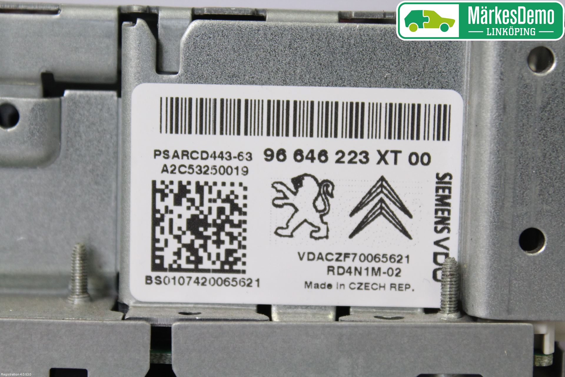 Citroen C4 PICASSO 06-13 Stereo Radio Med Cd