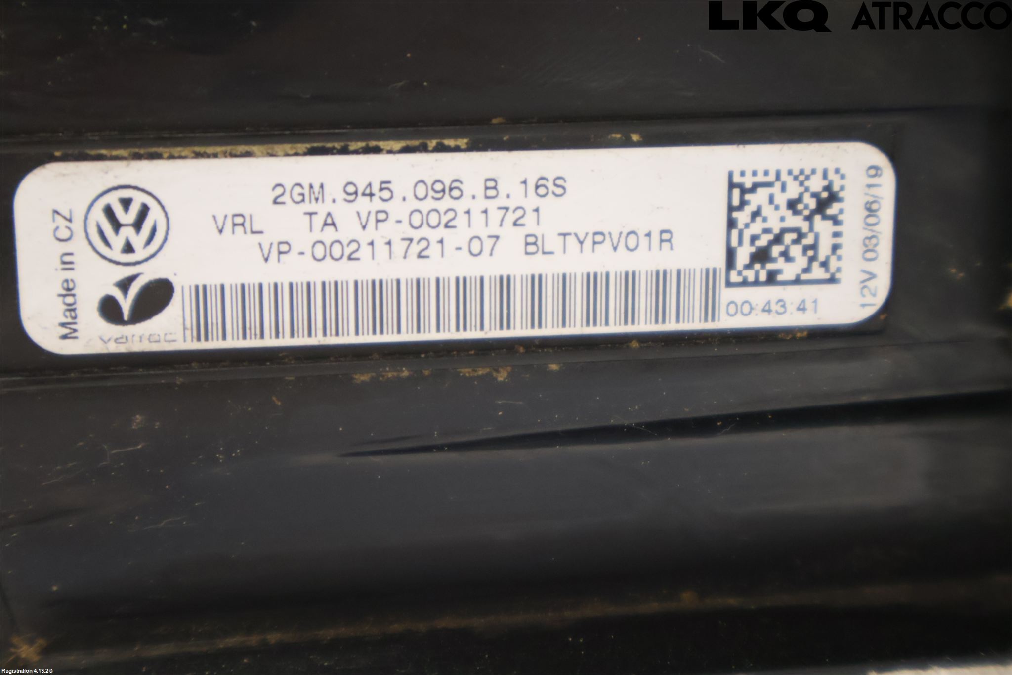 Volkswagen VW T-CROSS 19- Baklykt Høyre