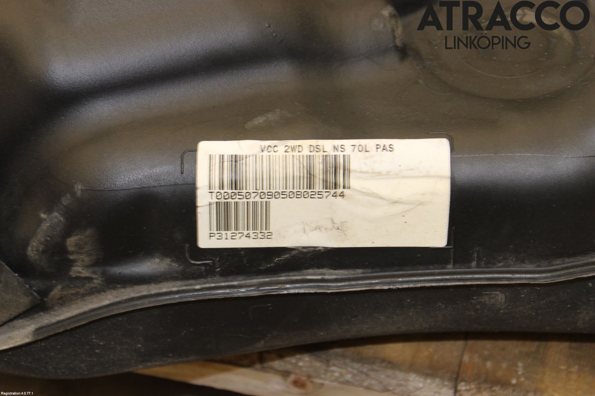 Volvo V70 08-13 Drivstofftank Diesel
