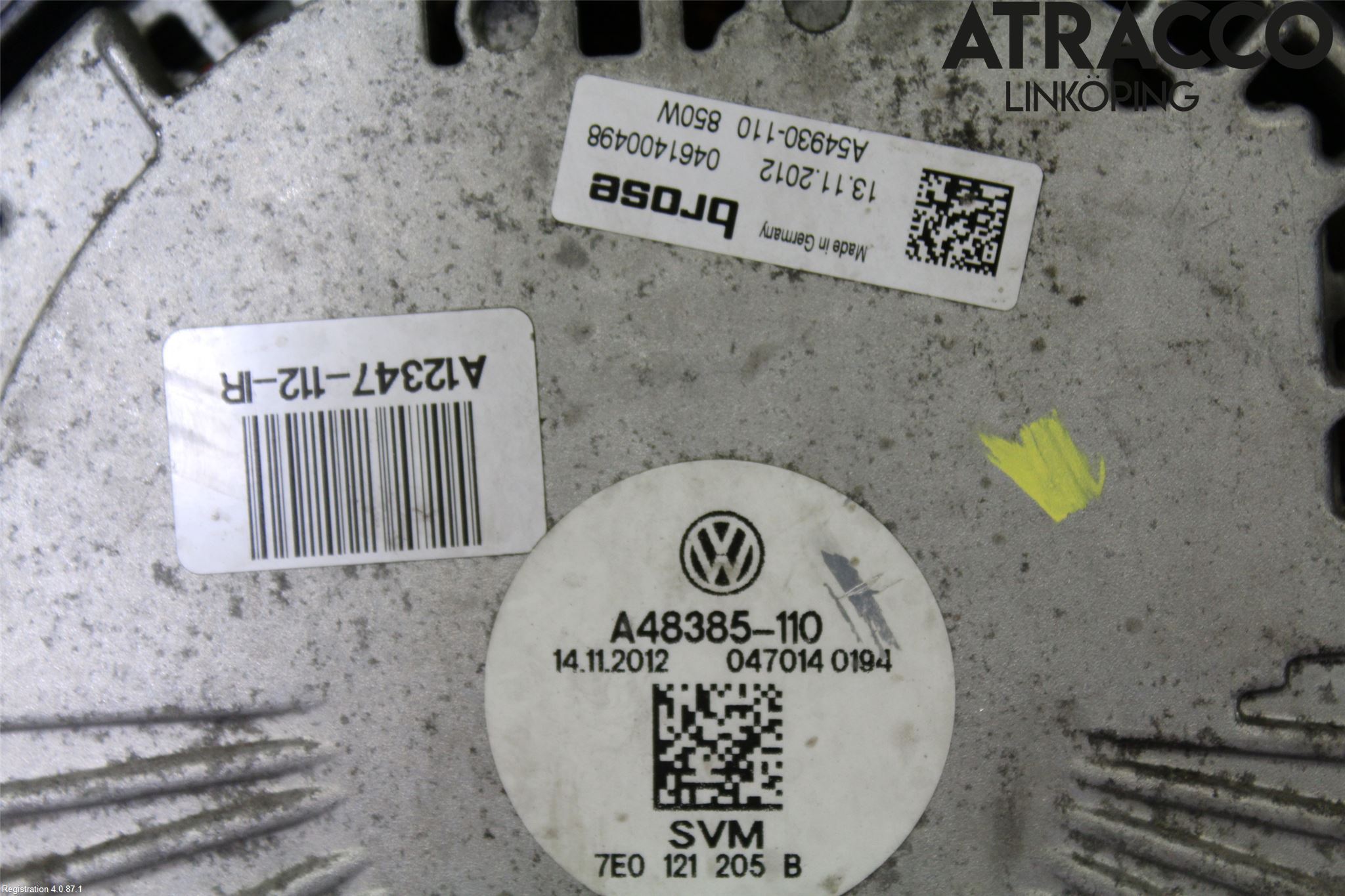 Volkswagen VW TRANSP/CARAVELLE (T5) 04-15 Kjølevifte Elektrisk