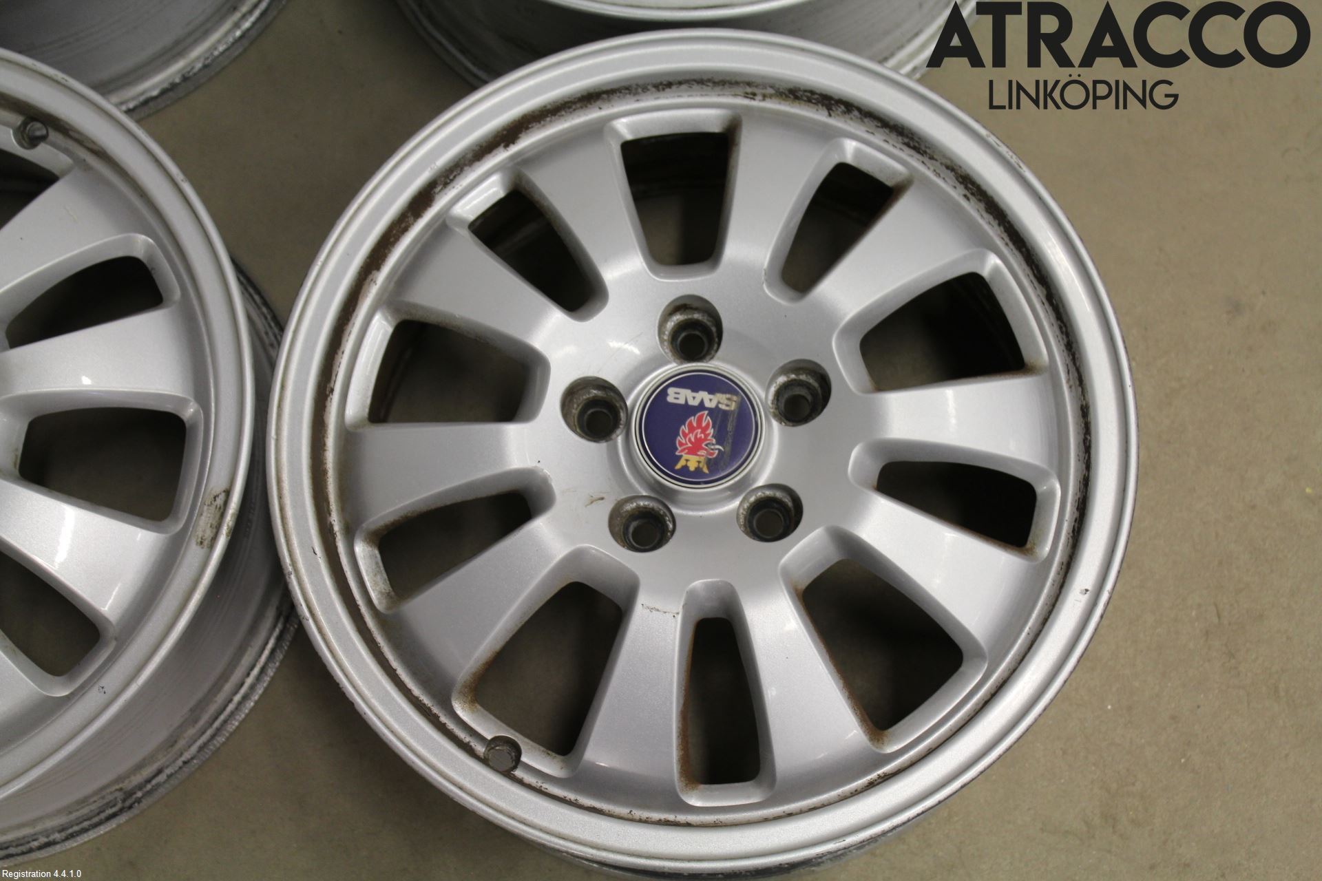 Saab 9-3 VER 2 Felg Aluminium Sett 4Stk