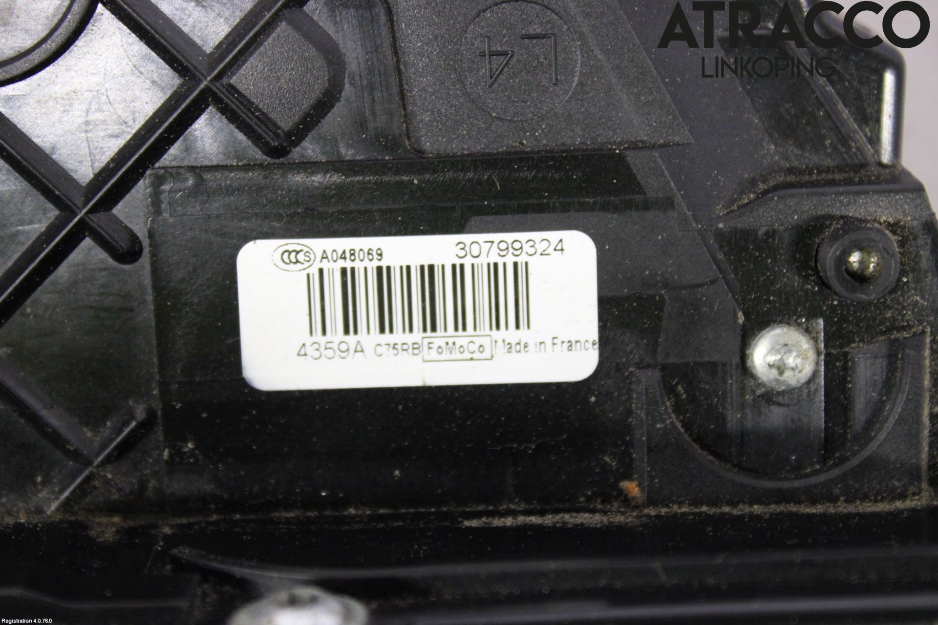 Volvo V50 08-12 Dørlås - Låsekasse