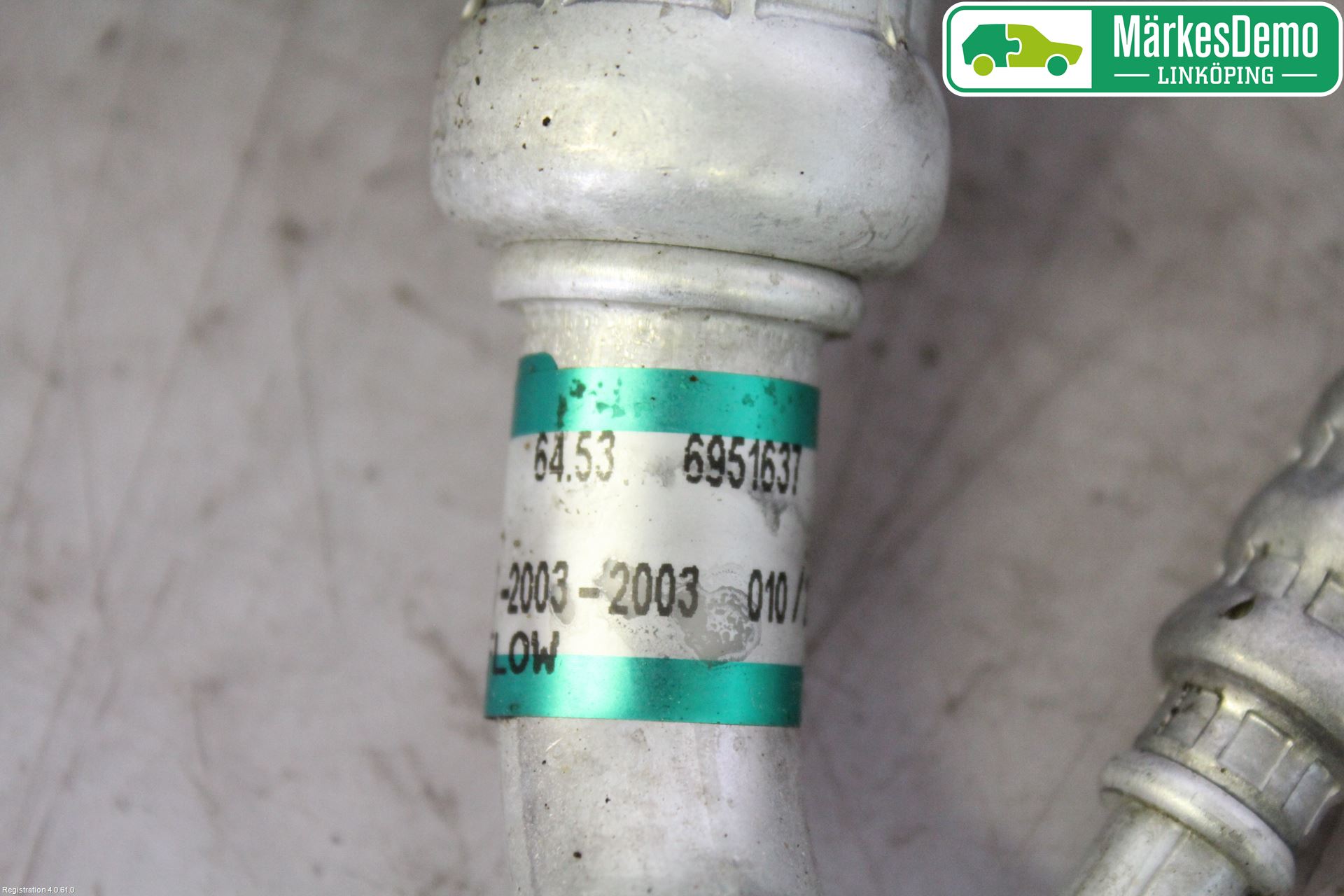 BMW 3 E90/91 SED/TOU 05-12 Varme Ac Slange - Rør