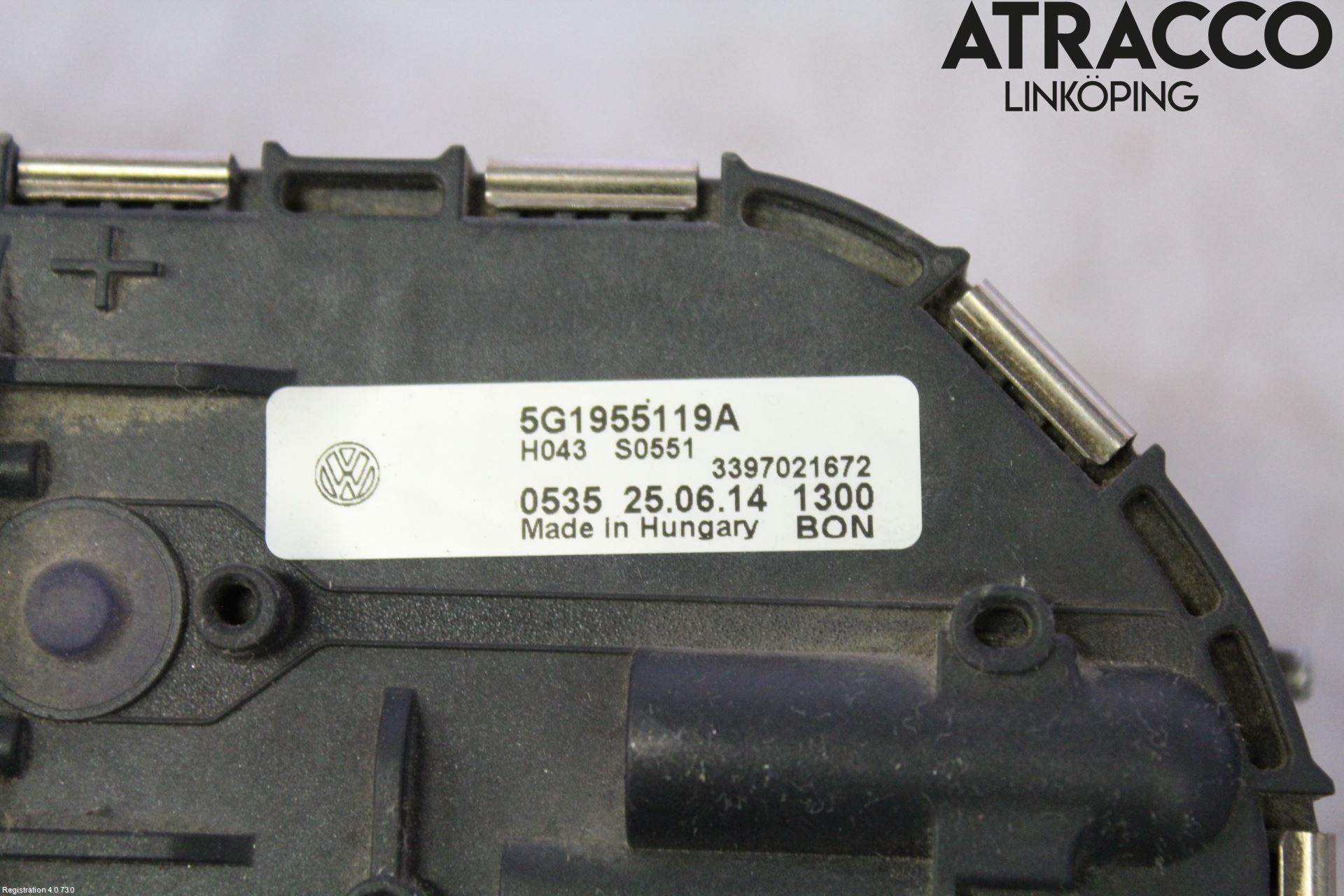 Volkswagen VW GOLF / E-GOLF VII 13-20 Viskermotor Frontrute