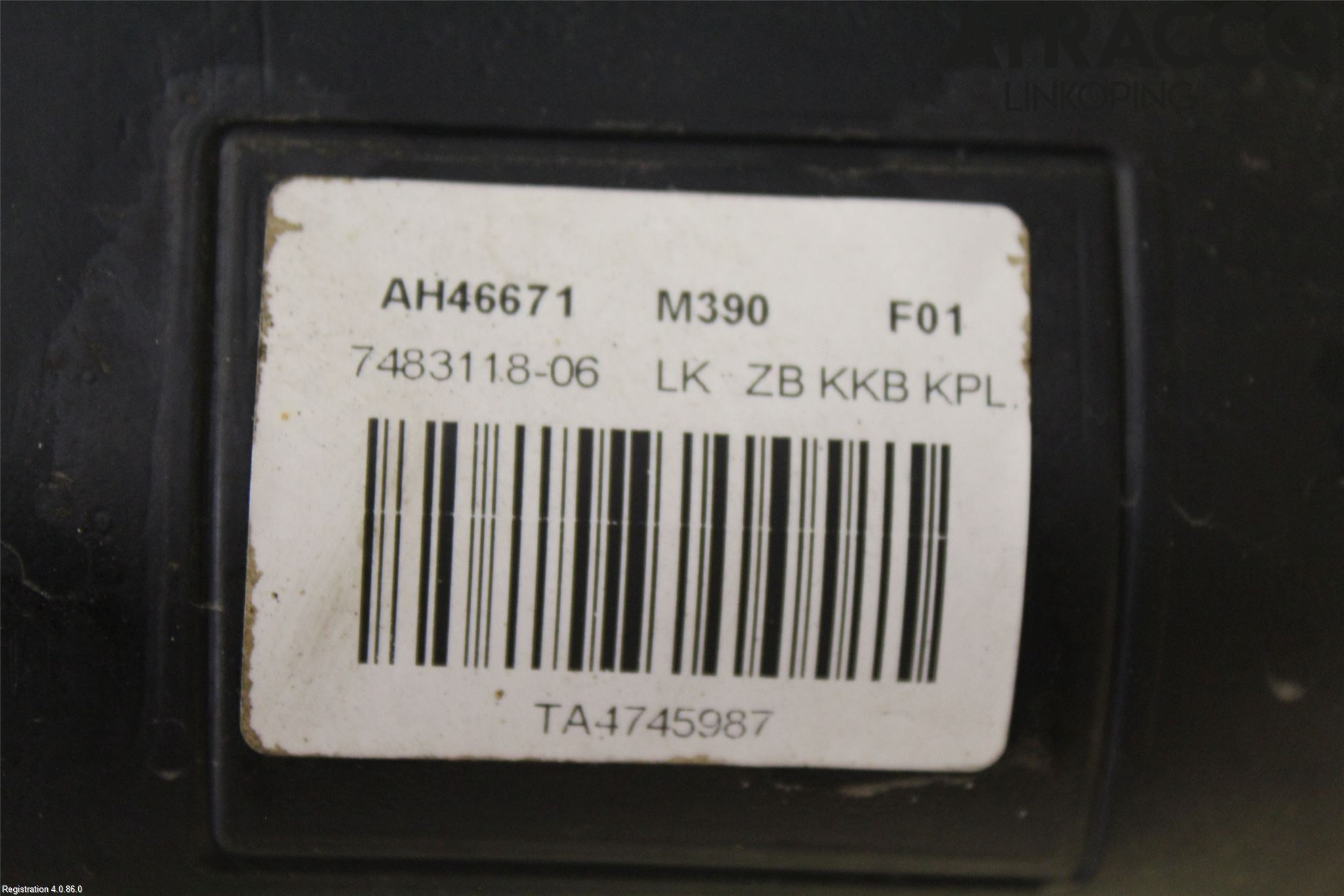 BMW 3 F30/F31/F80 12-19 Drivstofftank