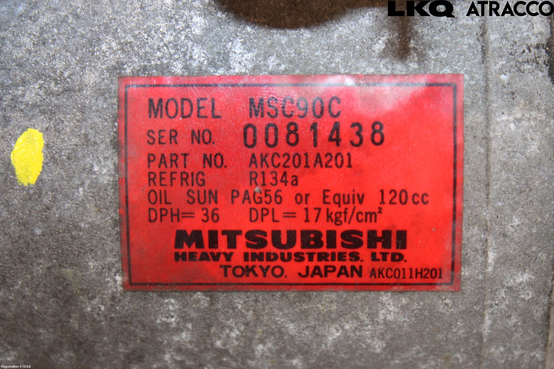 Mitsubishi LANCER  93-96 Varme Ac Kompressor