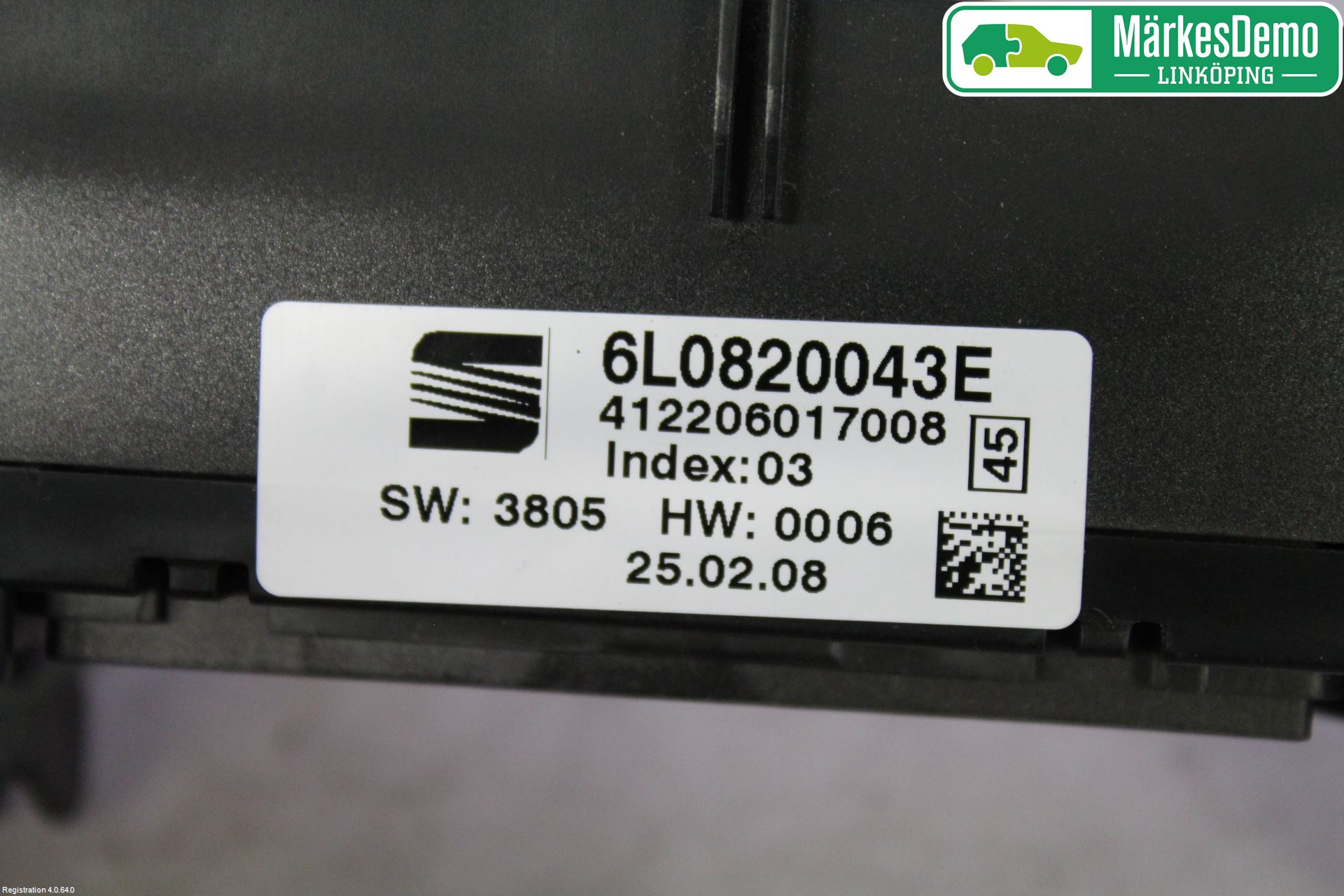 Seat IBIZA III 06-08 Varme Ac Betjening-Display