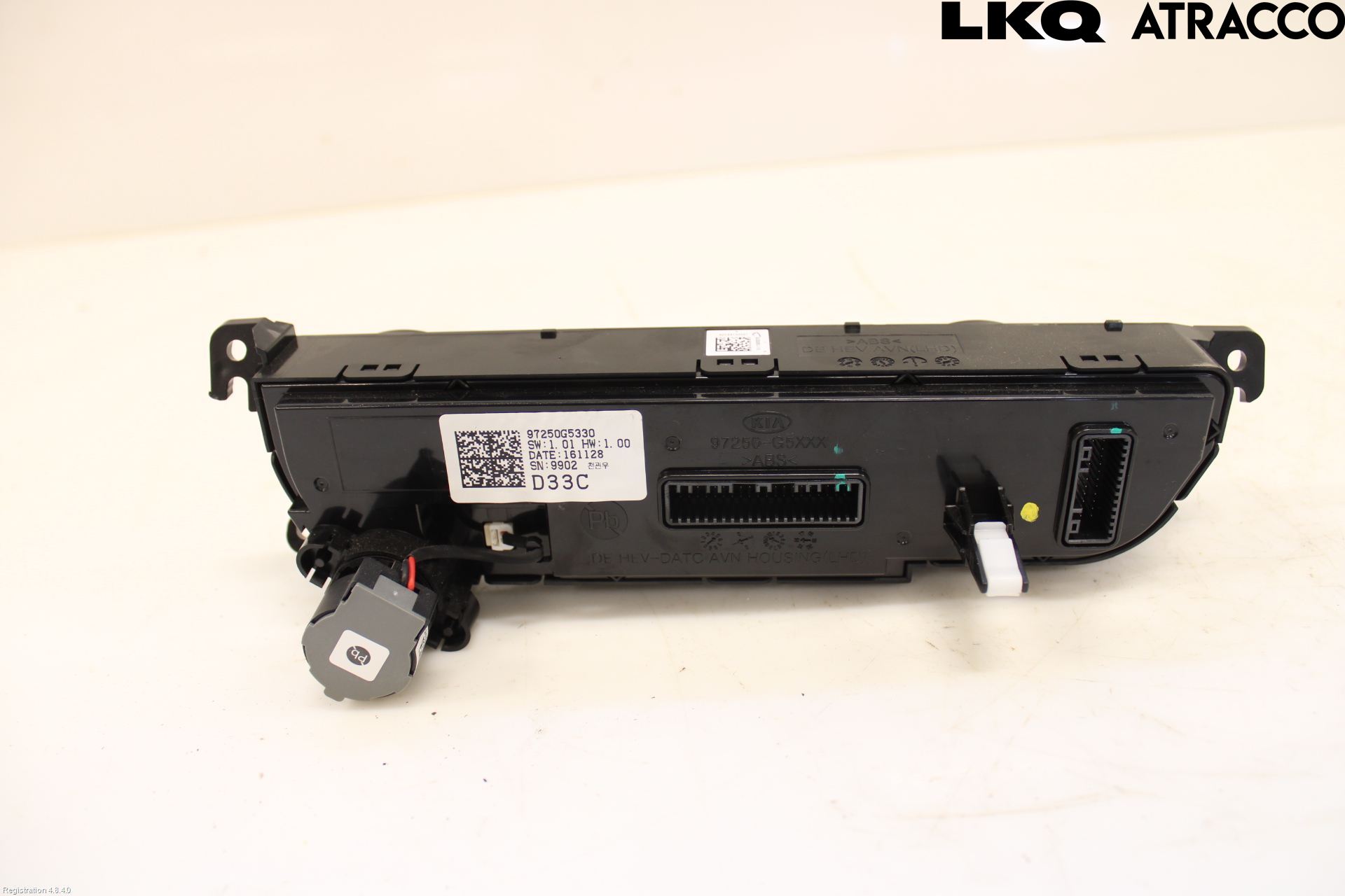 Kia NIRO (DE) 17-22 Varme Ac Betjening-Display