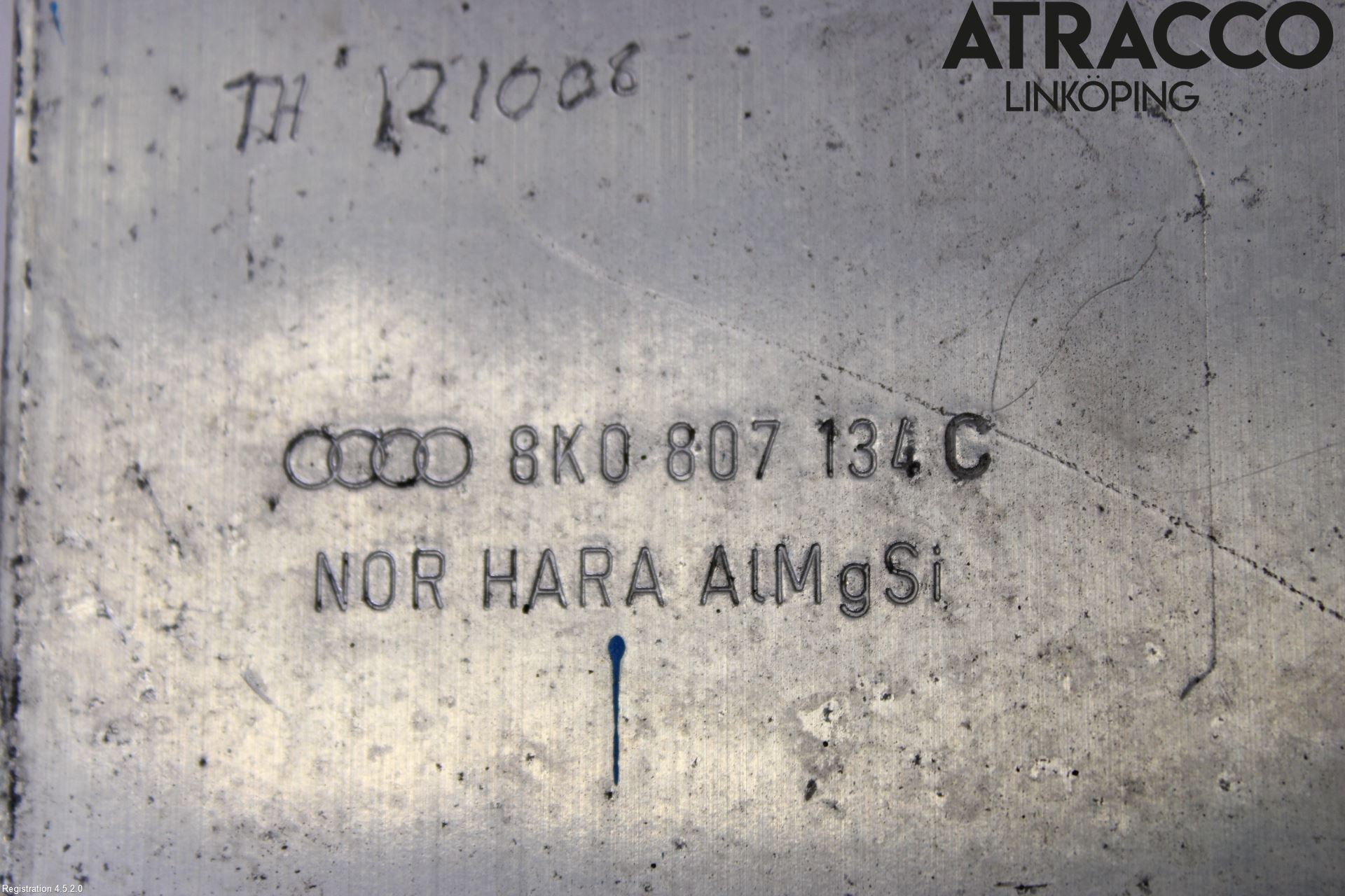 Audi A5 07-16 Støtfanger Foran Feste