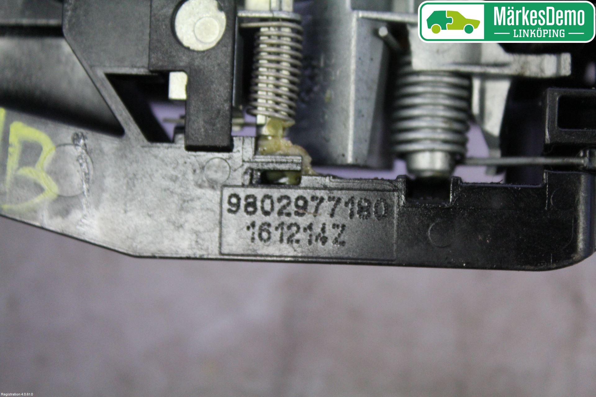 Peugeot 308 14-21 Dørhandtak Ytre Høyre