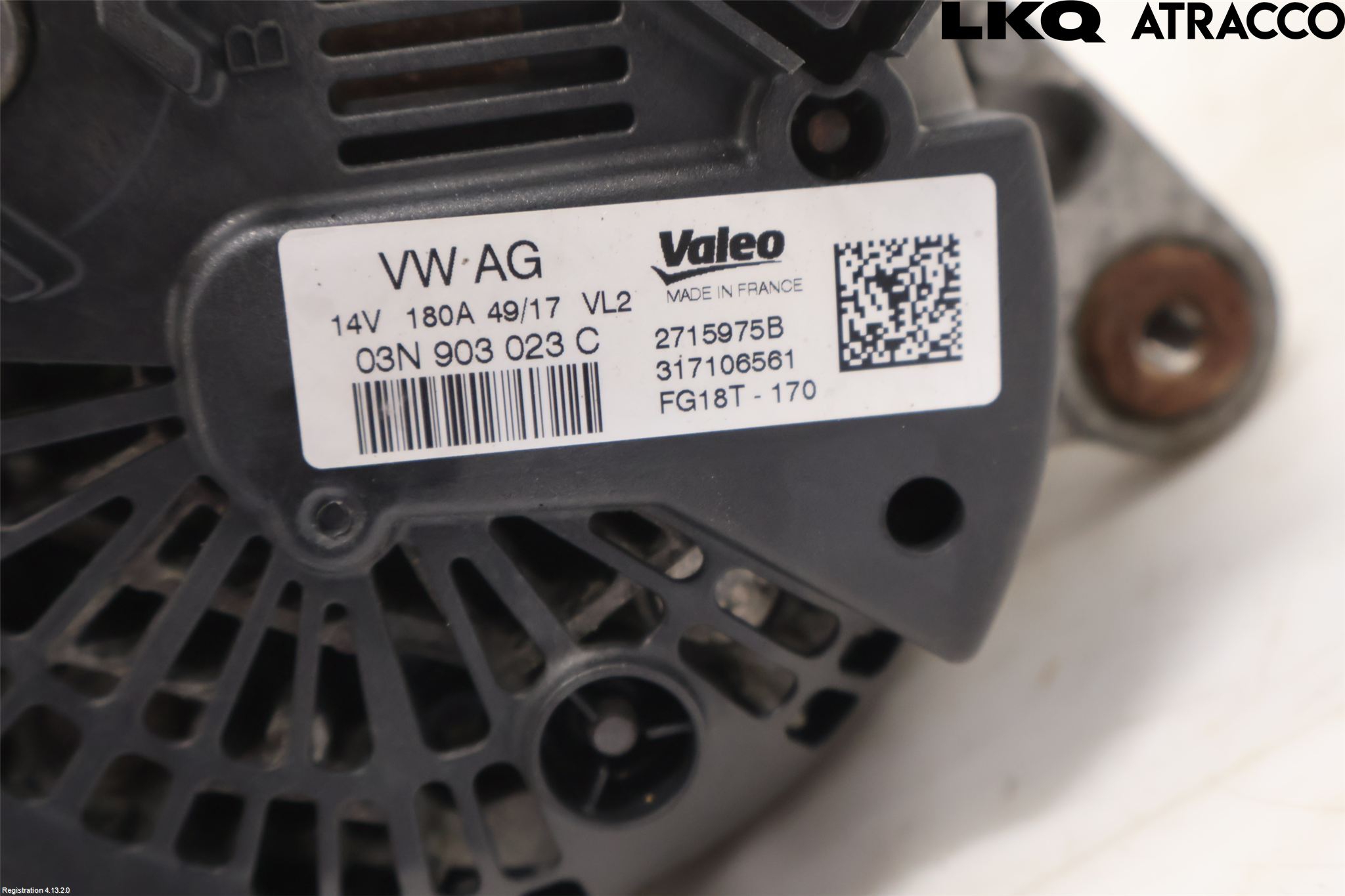 Volkswagen VW TRANSP/CARAVELLE (T6) 16-22 Dynamo