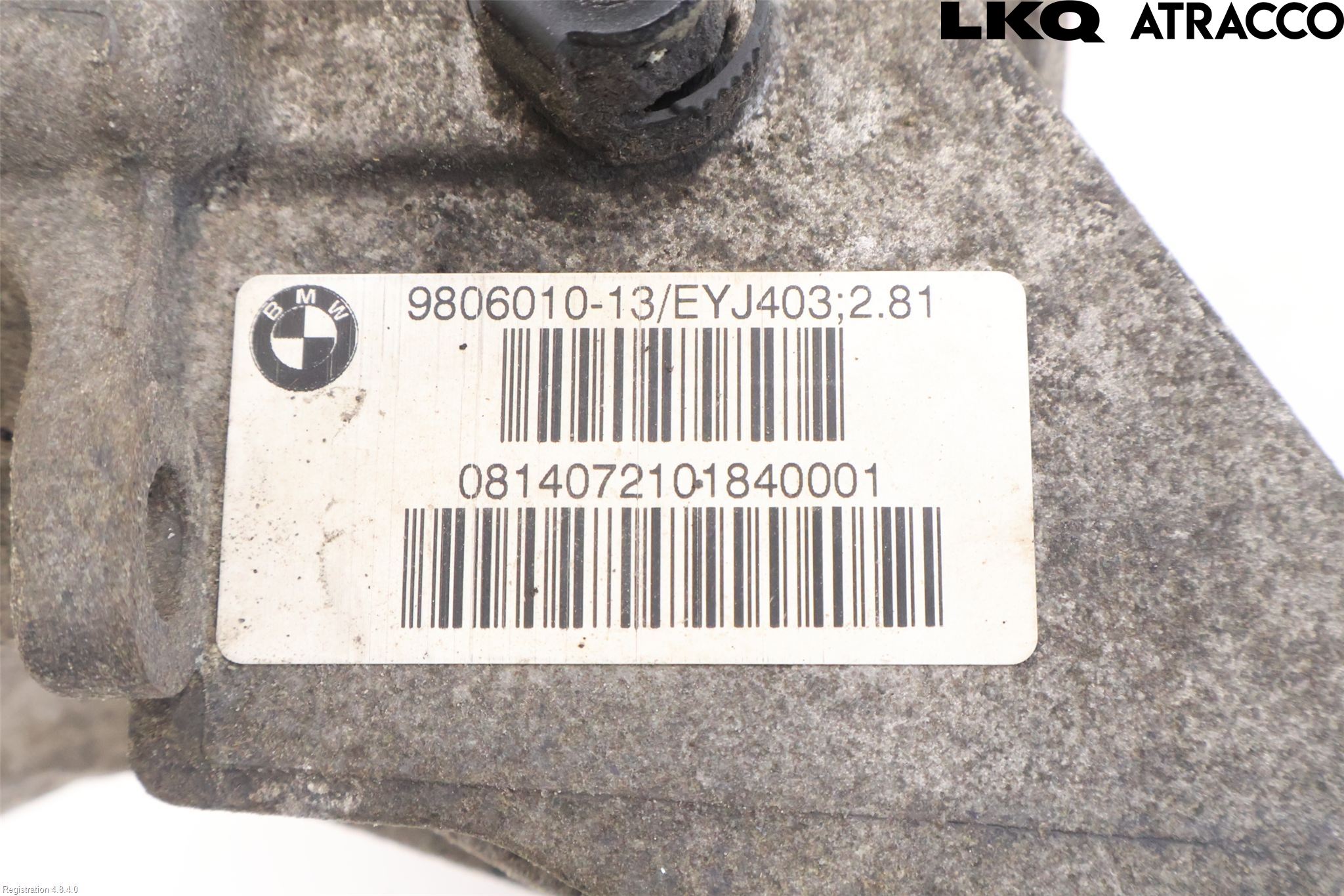 Mini COUNTRYMAN R60 11-16 Bakaksel Kardang Bak -Diff