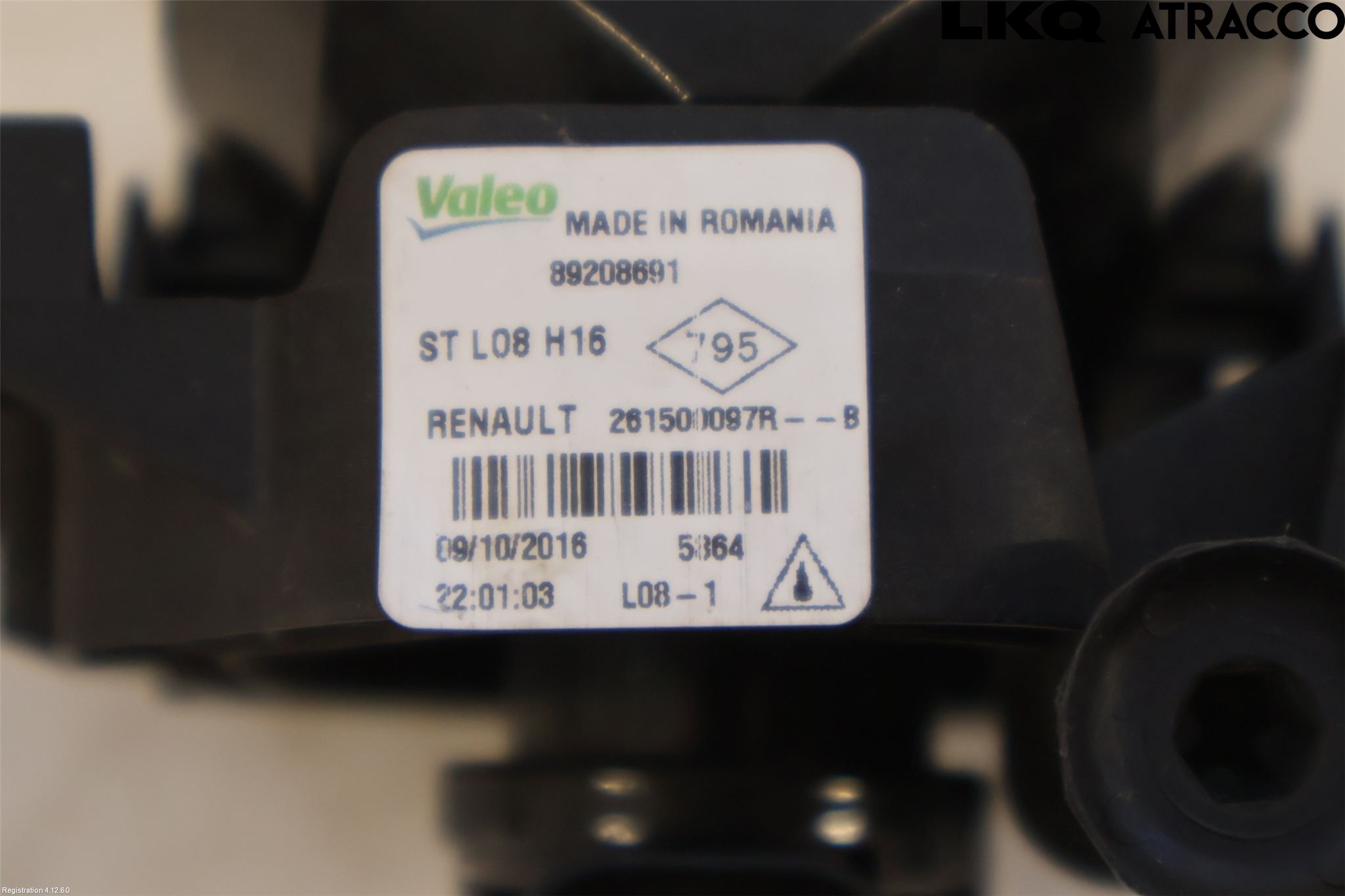 Renault MEGANE IV 16-23 Frontlykt-Kurve-Tåkelys