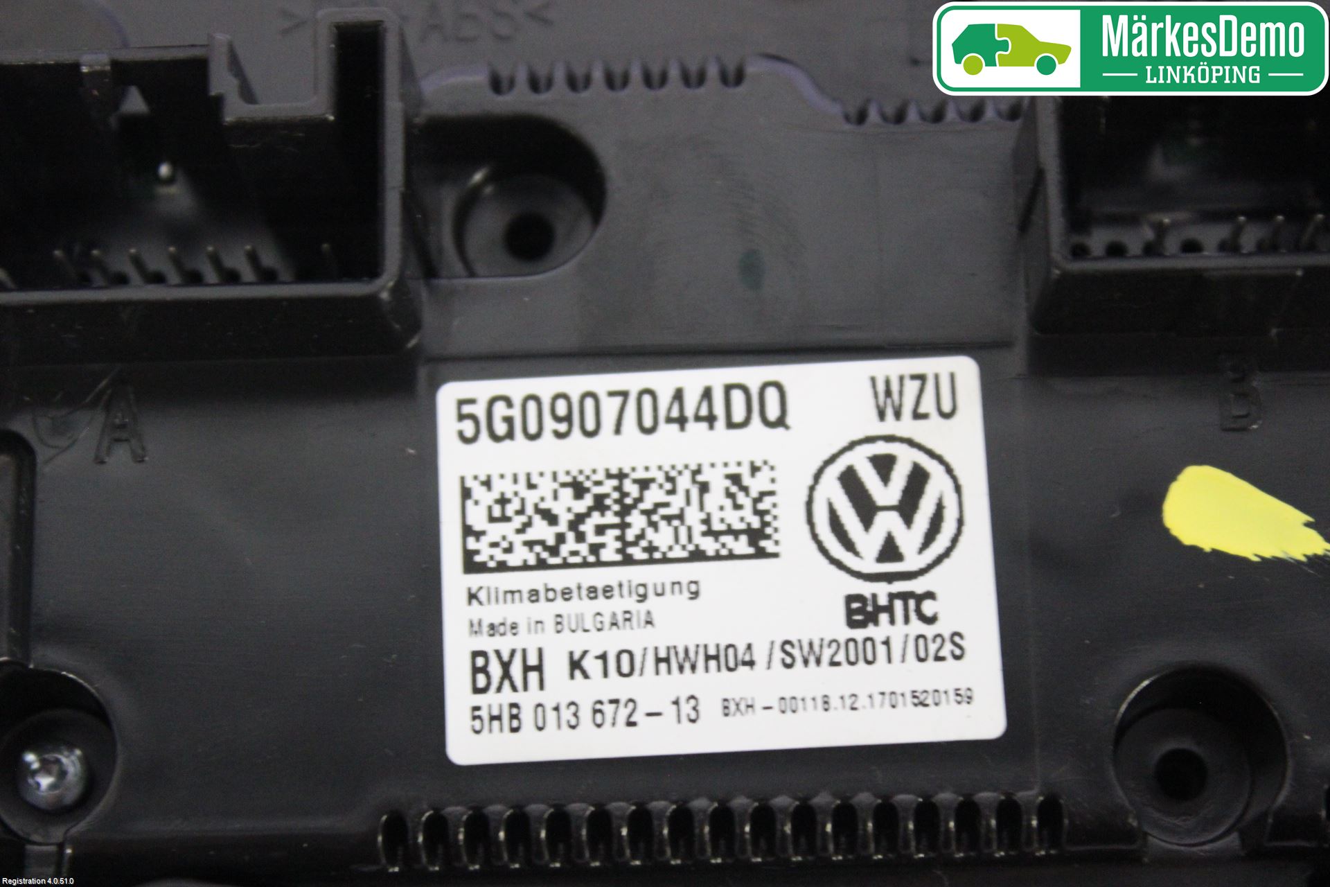 Volkswagen VW PASSAT 15-19 Varme Ac Betjening-Display